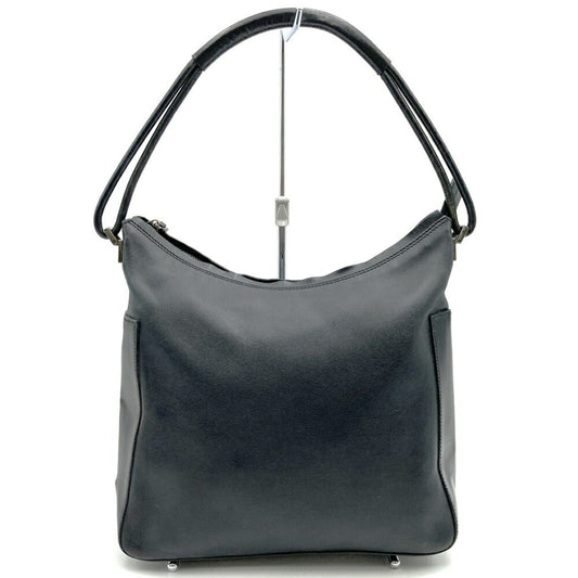 Gucci Black Leather Handbag Shoulder Bag