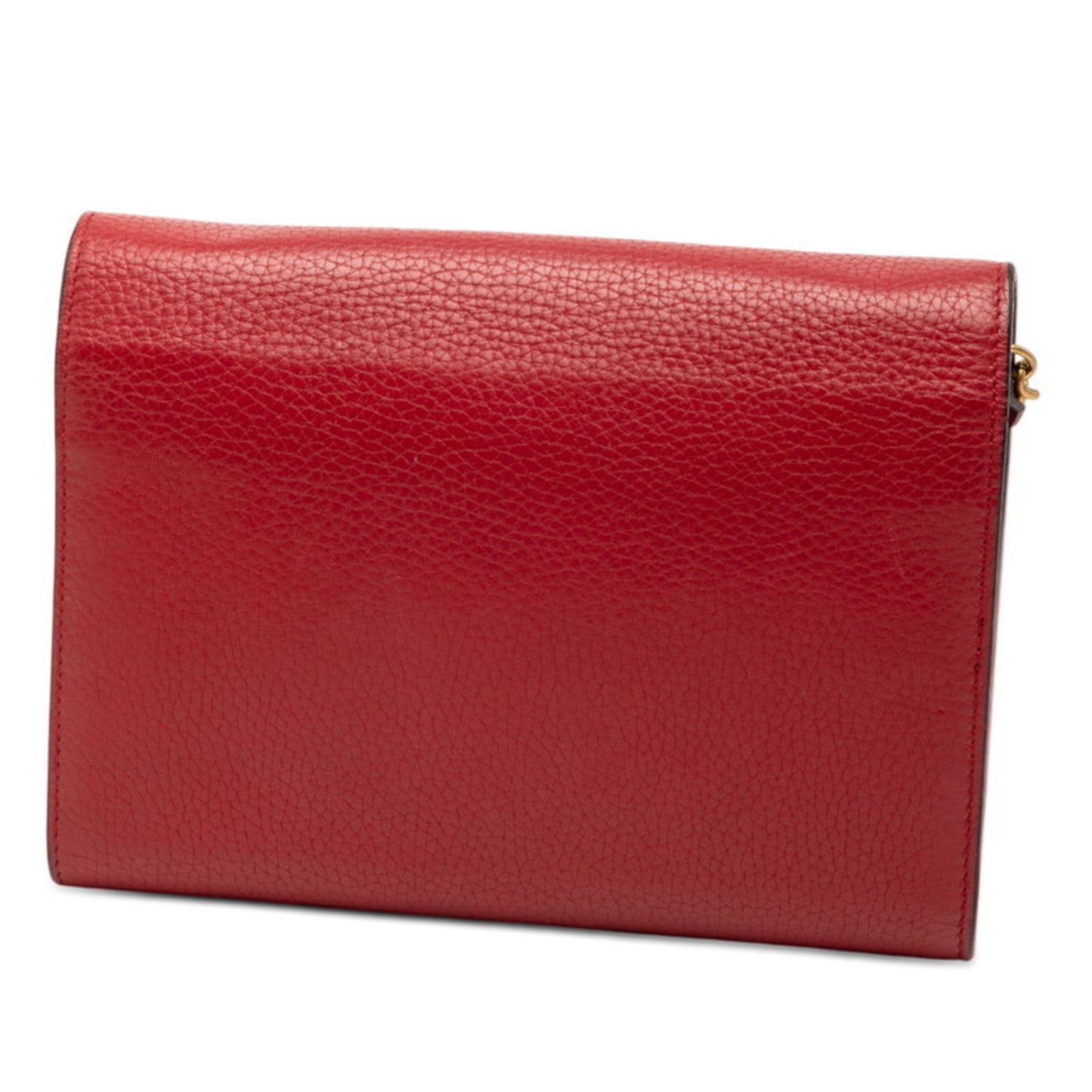 Gucci Red Color Leather Shoulder Bag
