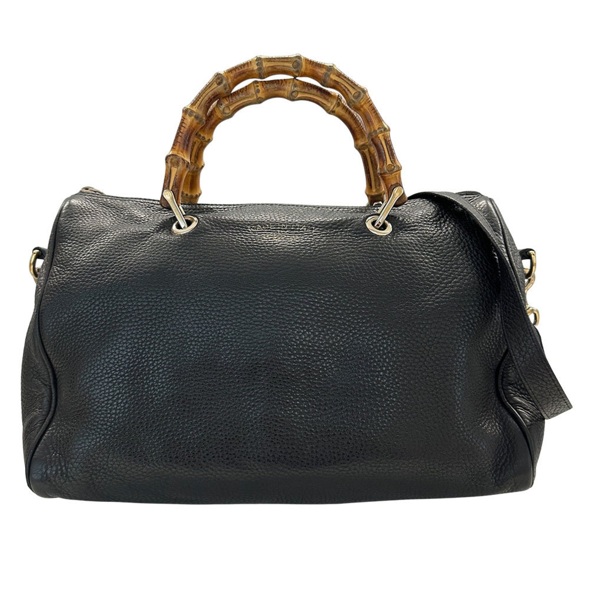 Gucci Black Leather Handbag Shoulder Bag