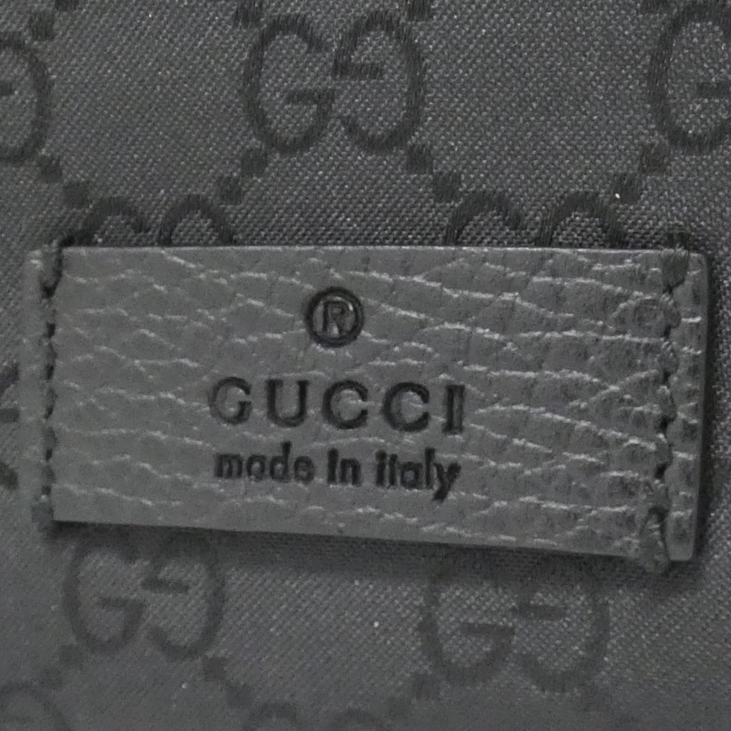 Gucci Guccissima Black Shoulder Bag