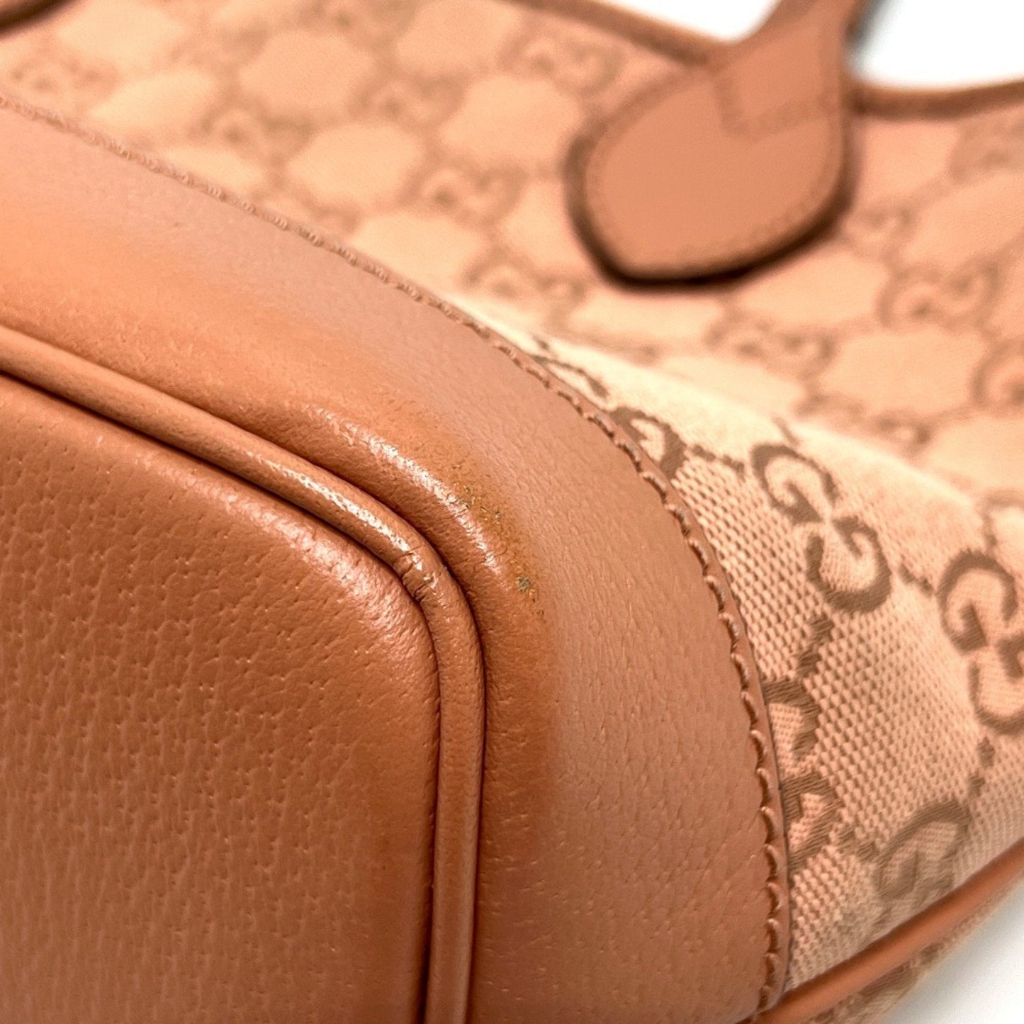 Gucci Pink Gg Canvas Tote Bag