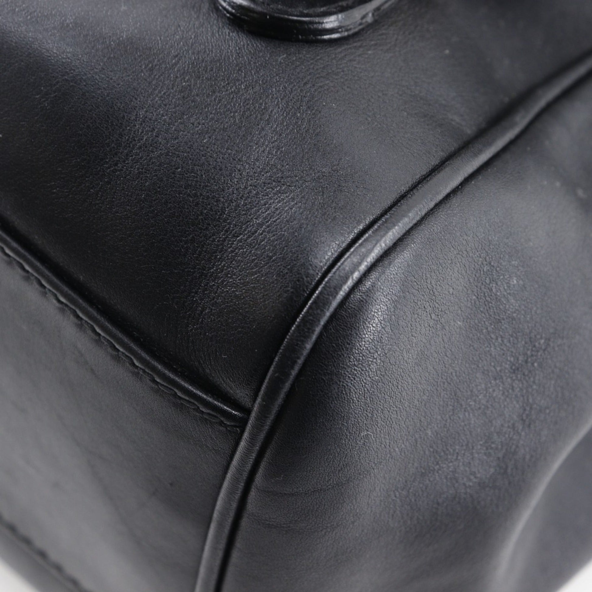 Gucci Black Leather Backpack
