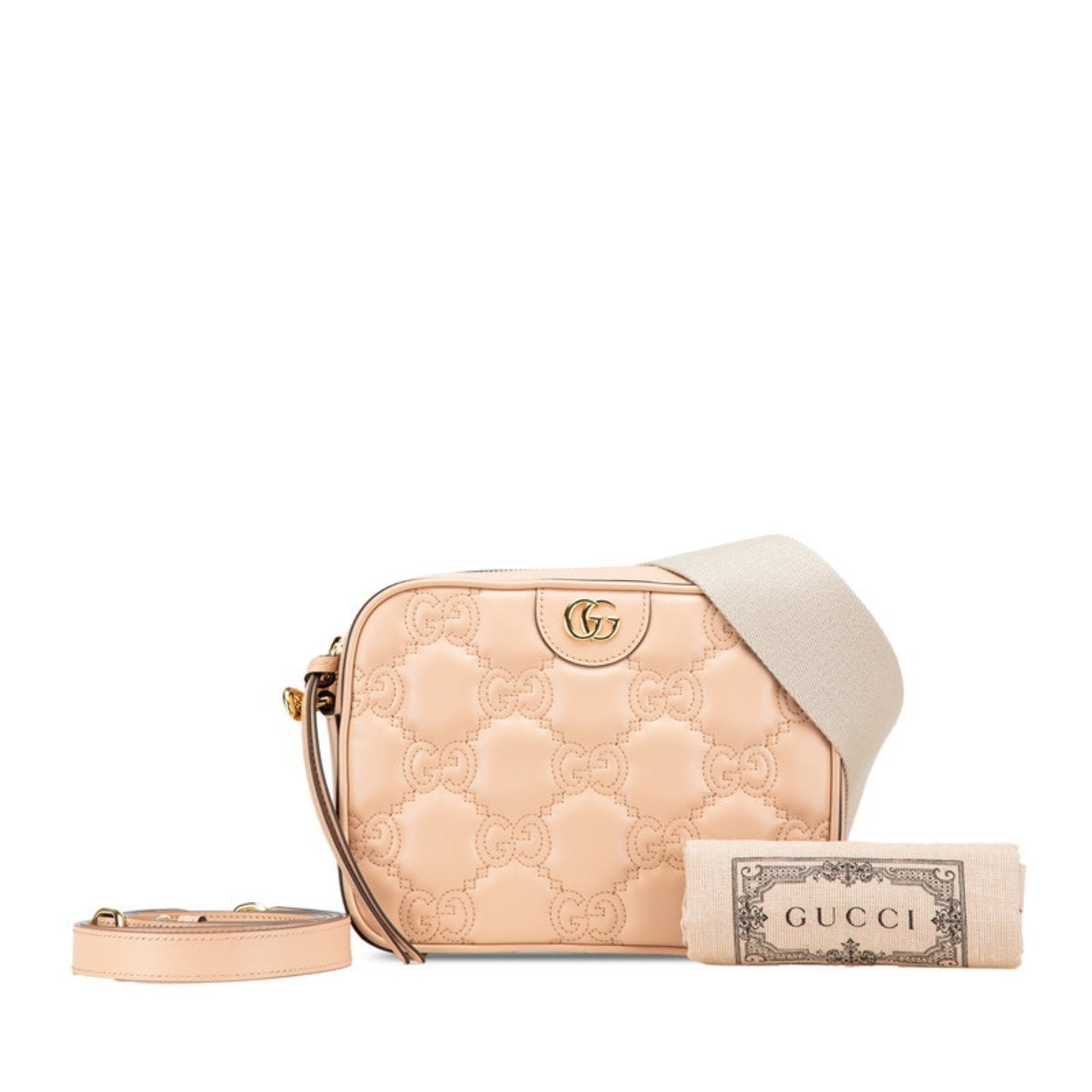 Gucci Beige Leather Shoulder Bag