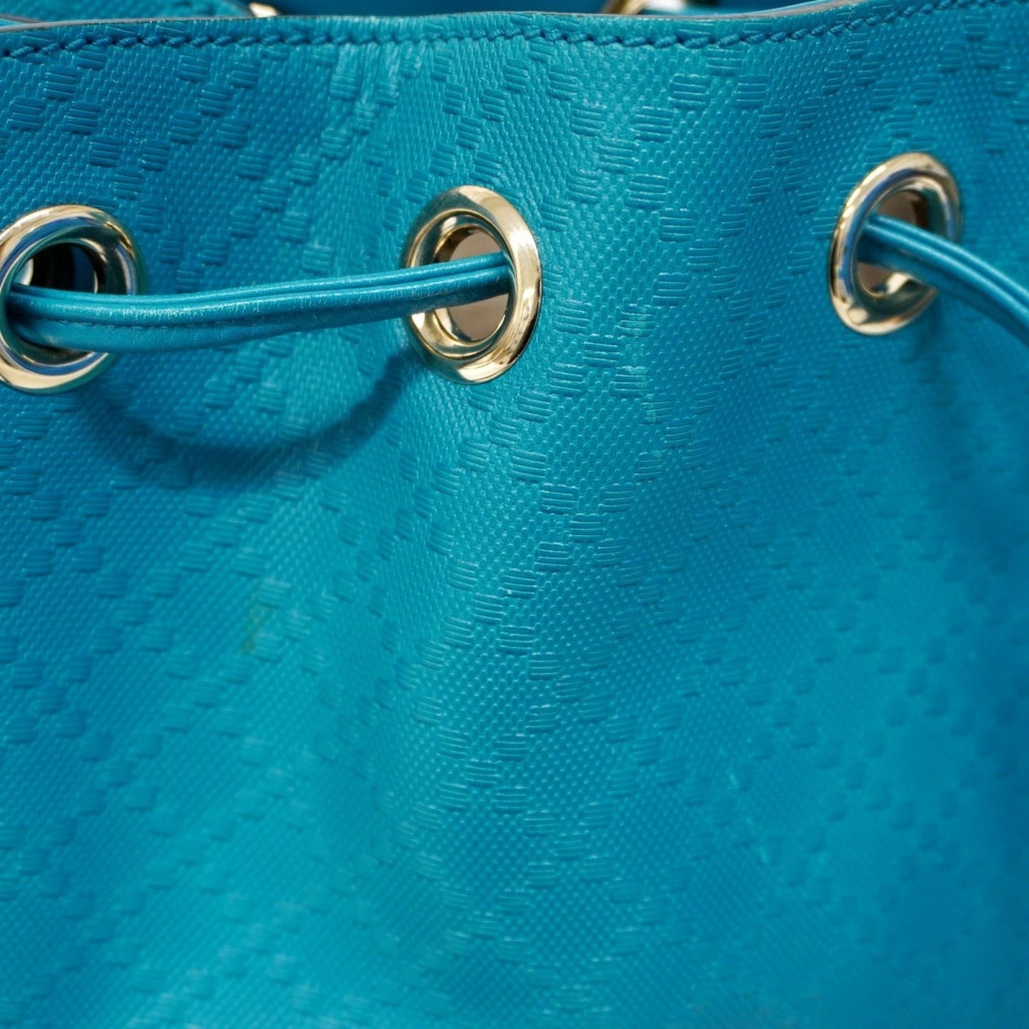 Gucci Blue Leather Shoulder Bag