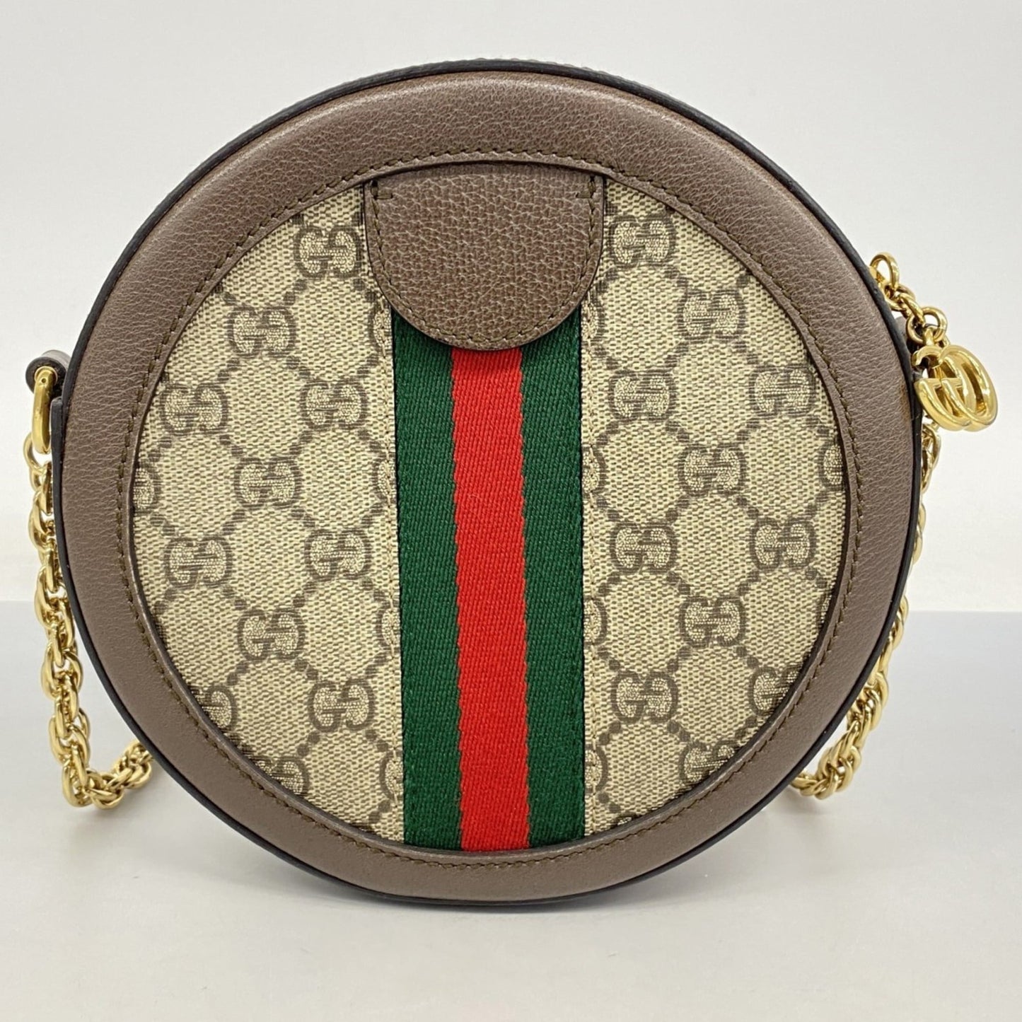 Gucci Brown Pvc Leather Shoulder Bag