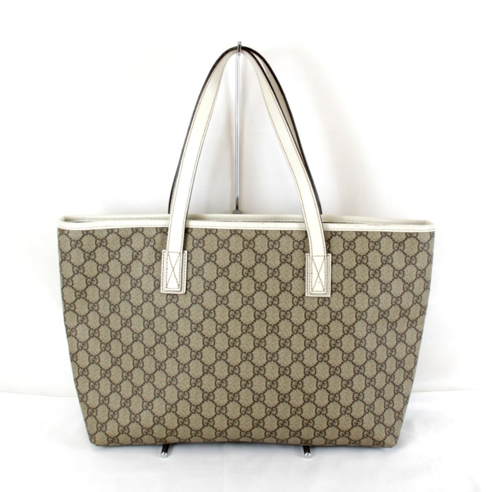 Gucci Brown Gg Supreme Tote Bag