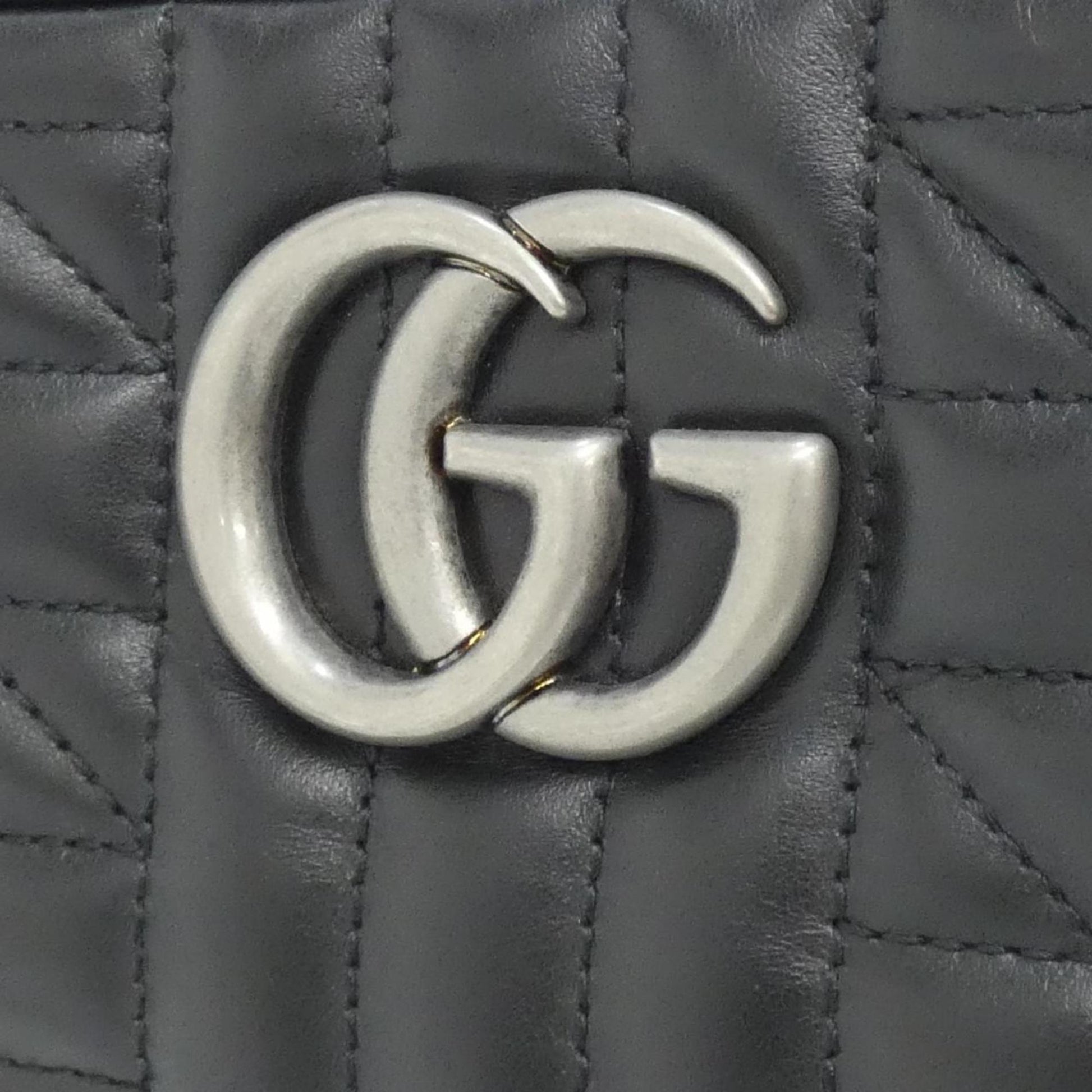 Gucci Black Leather Shoulder Bag