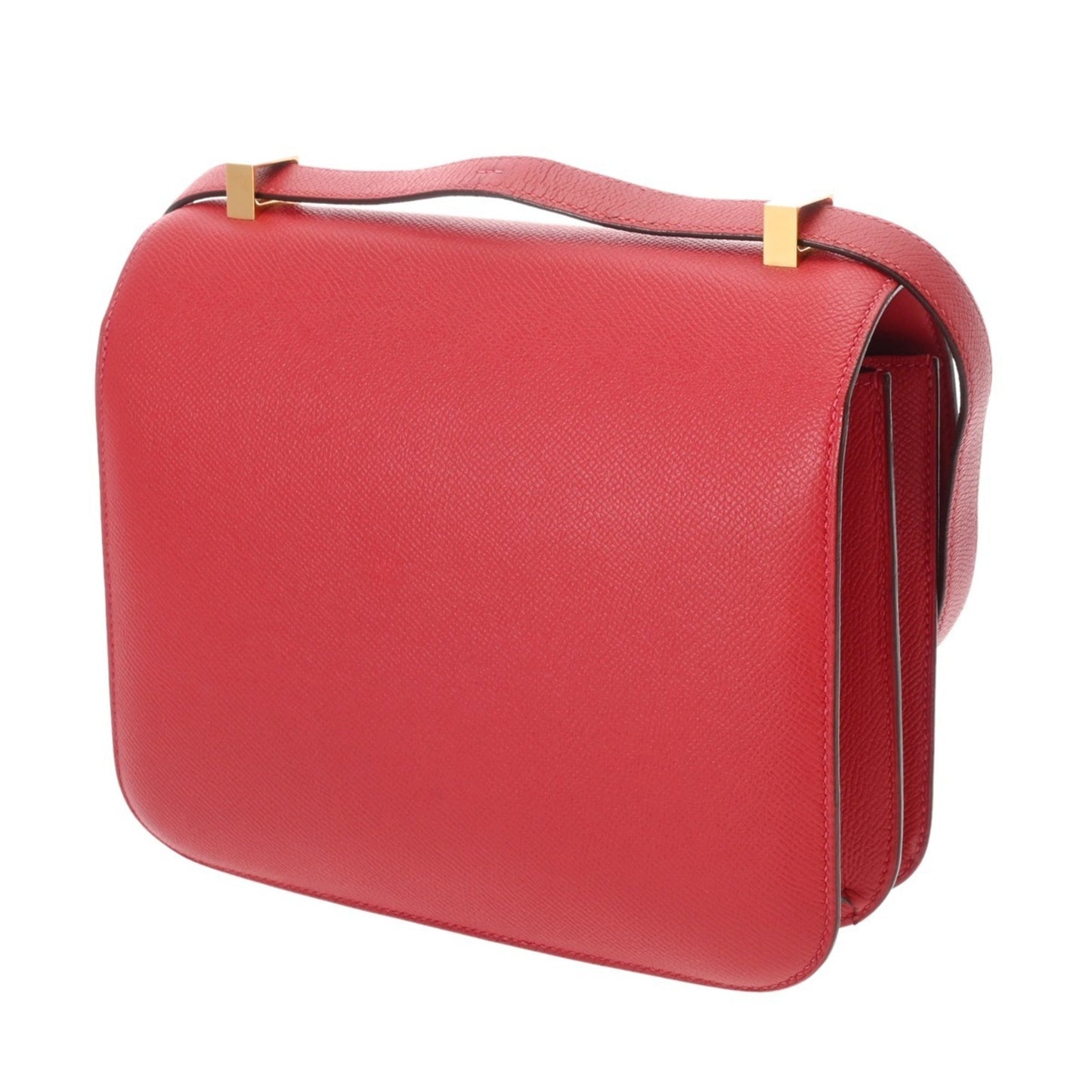 Hermes Constance Rouge Cas Ue Epsom Shoulder Bag Leather