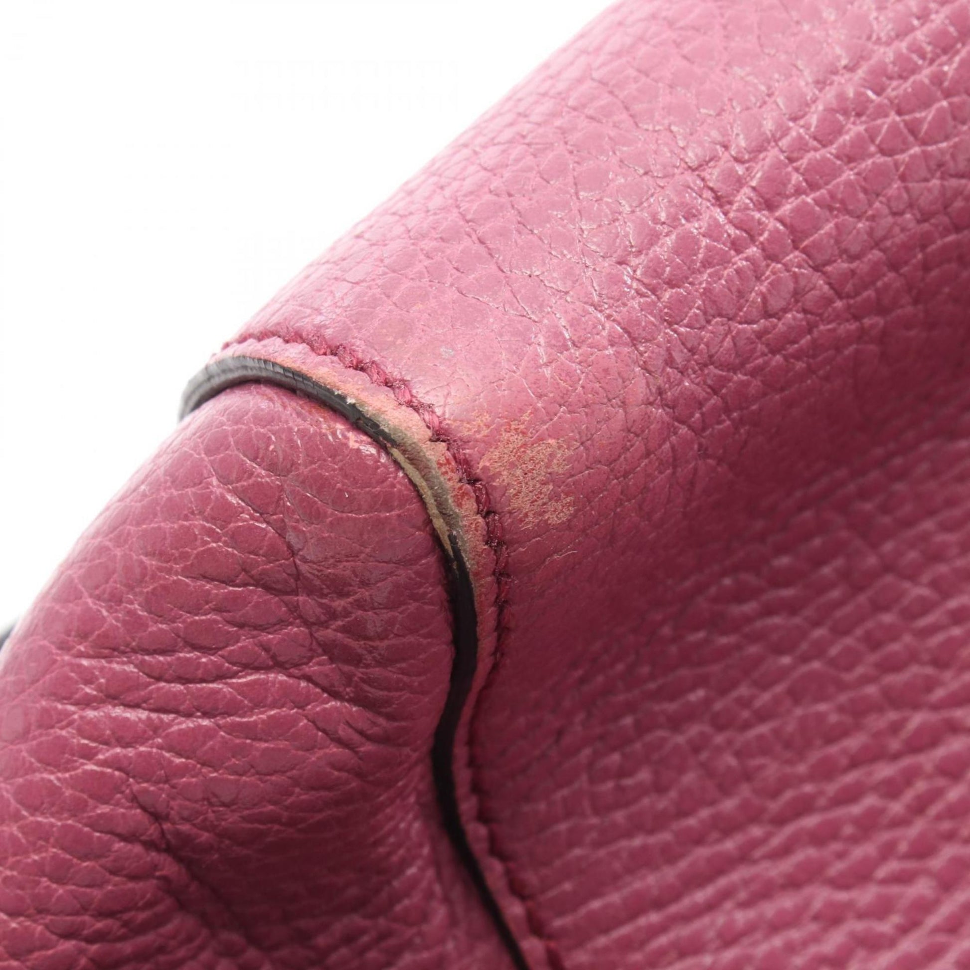 Gucci Blue Pink Leather Tote Bag