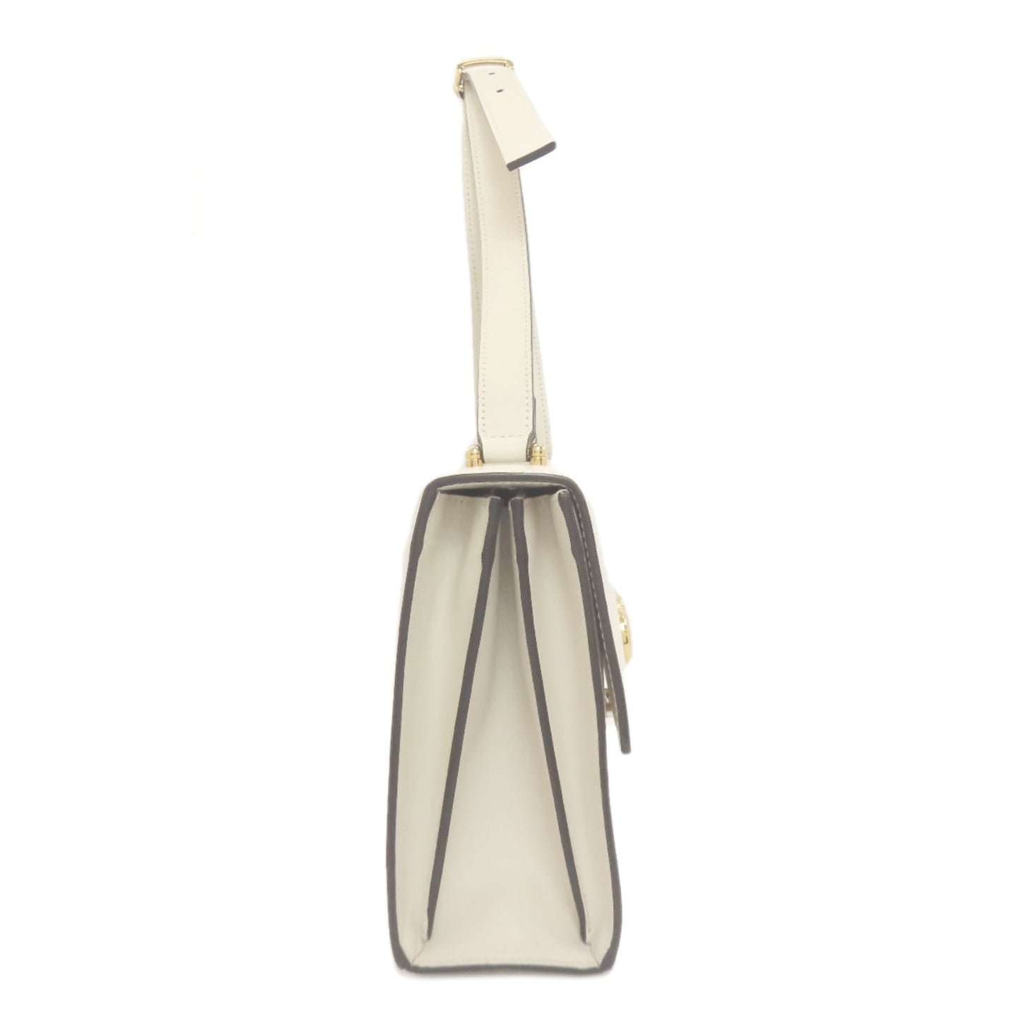 Gucci White Leather Shoulder Bag