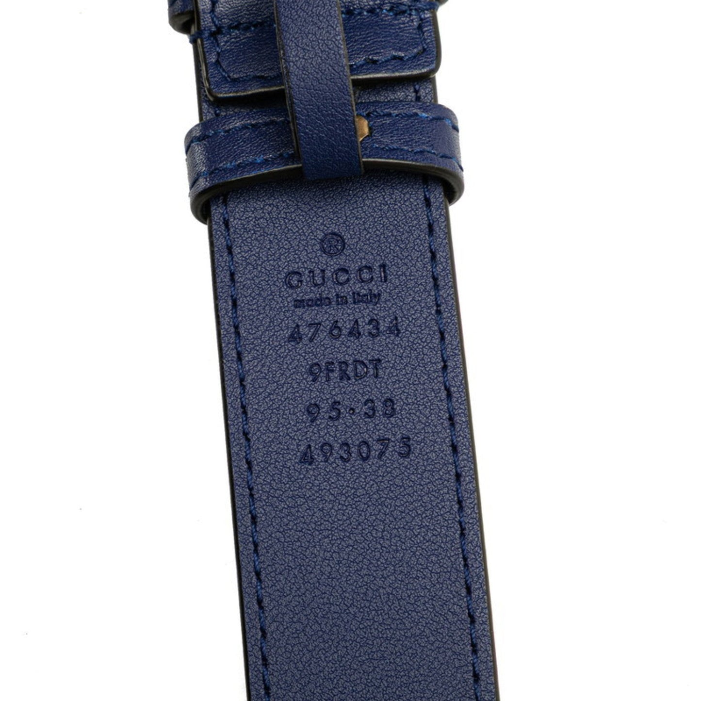 Gucci Gg Marmont Blue Leather Sling Bag