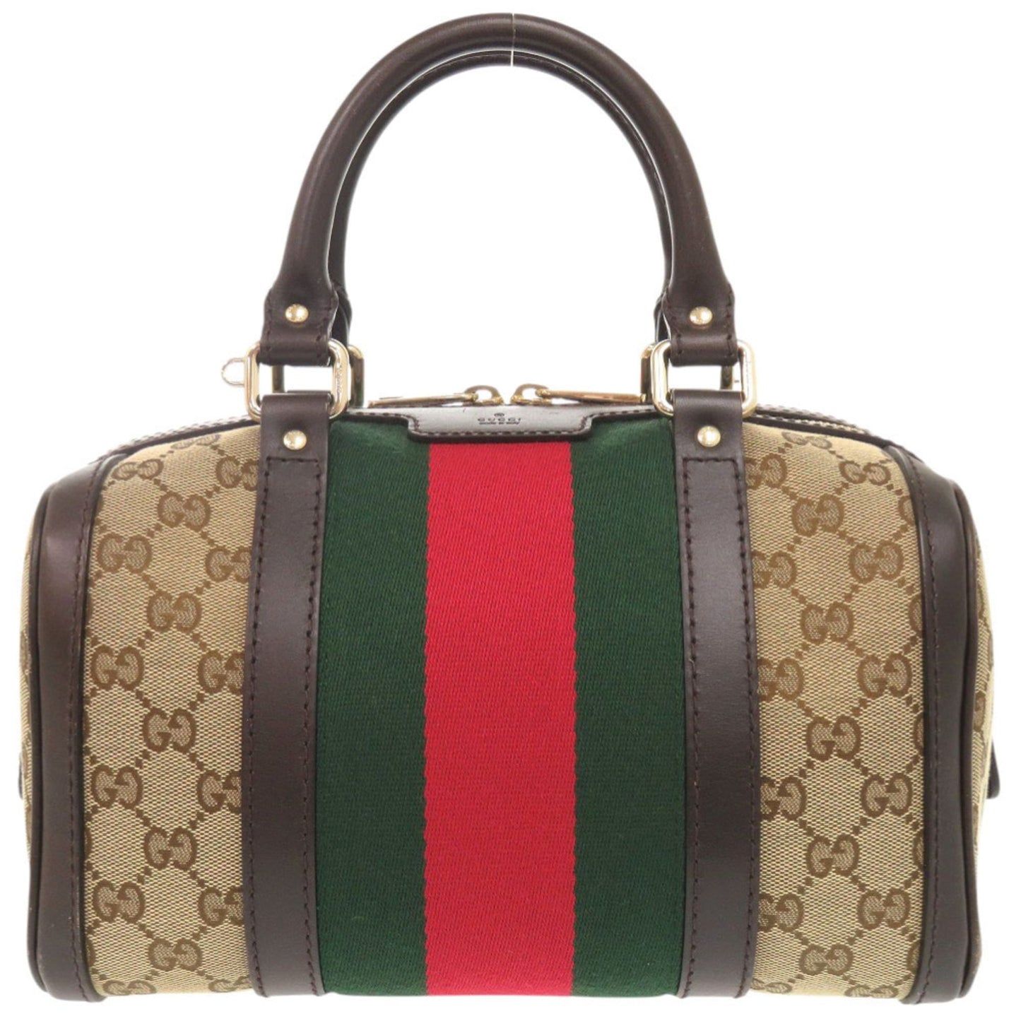 Gucci Beige Gg Canvas Handbag