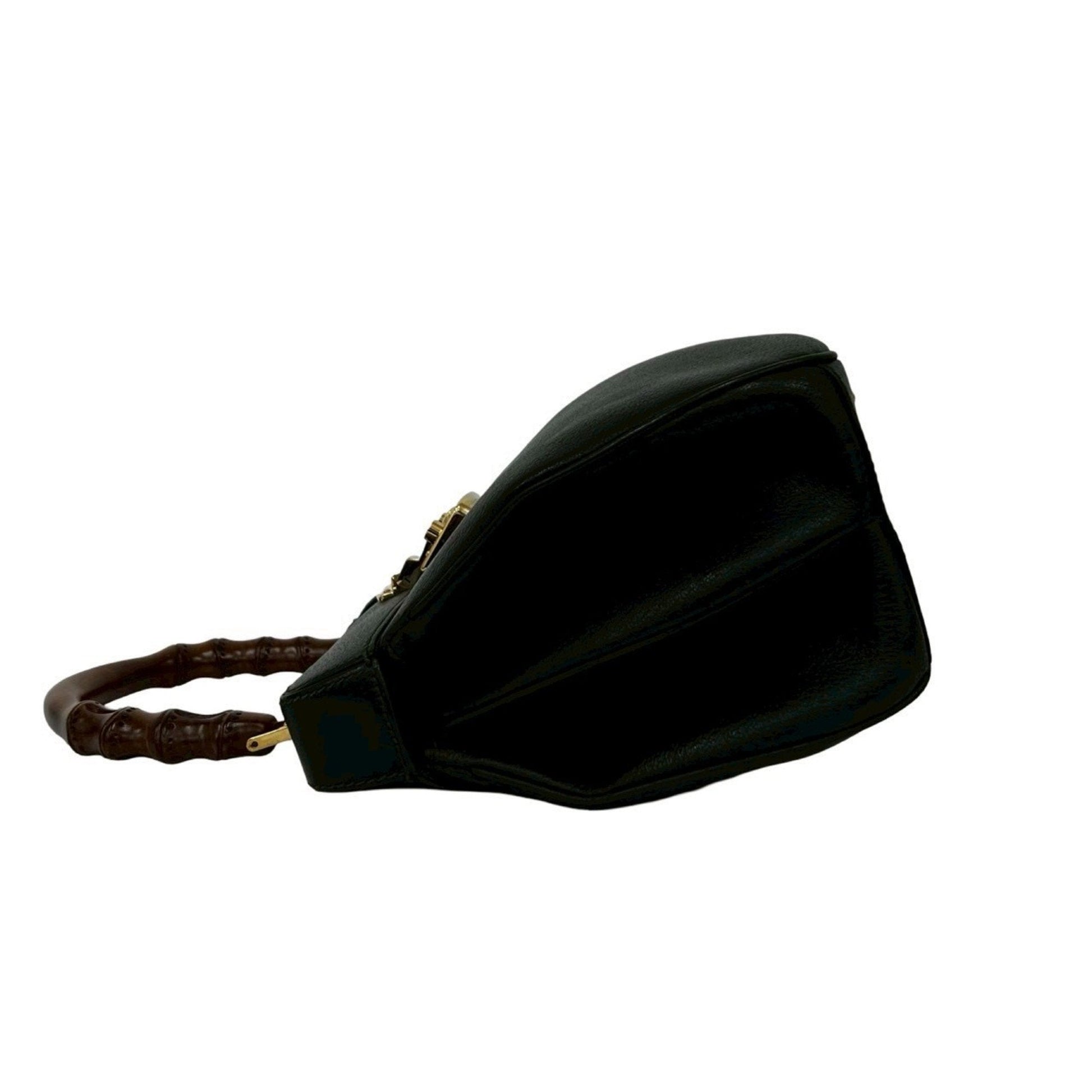 Gucci Black Leather Handbag