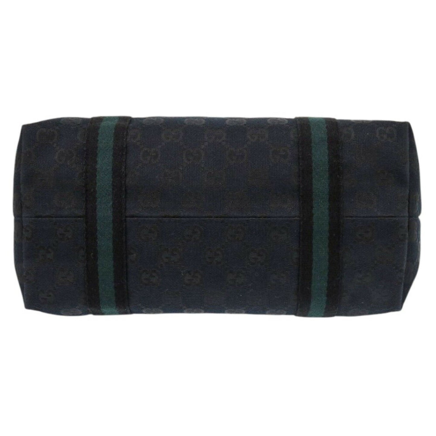 Gucci Black Green Canvas Tote Bag