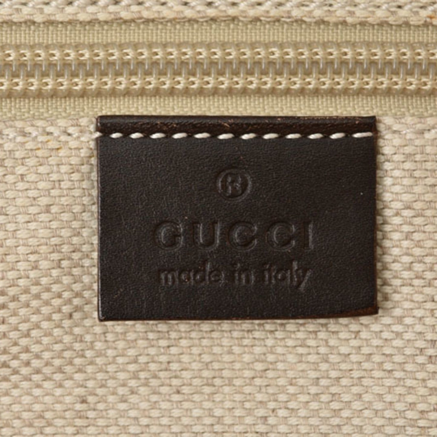 Gucci Dark Red Red Color Coated Canvas Shoulder Bag Tote Bag