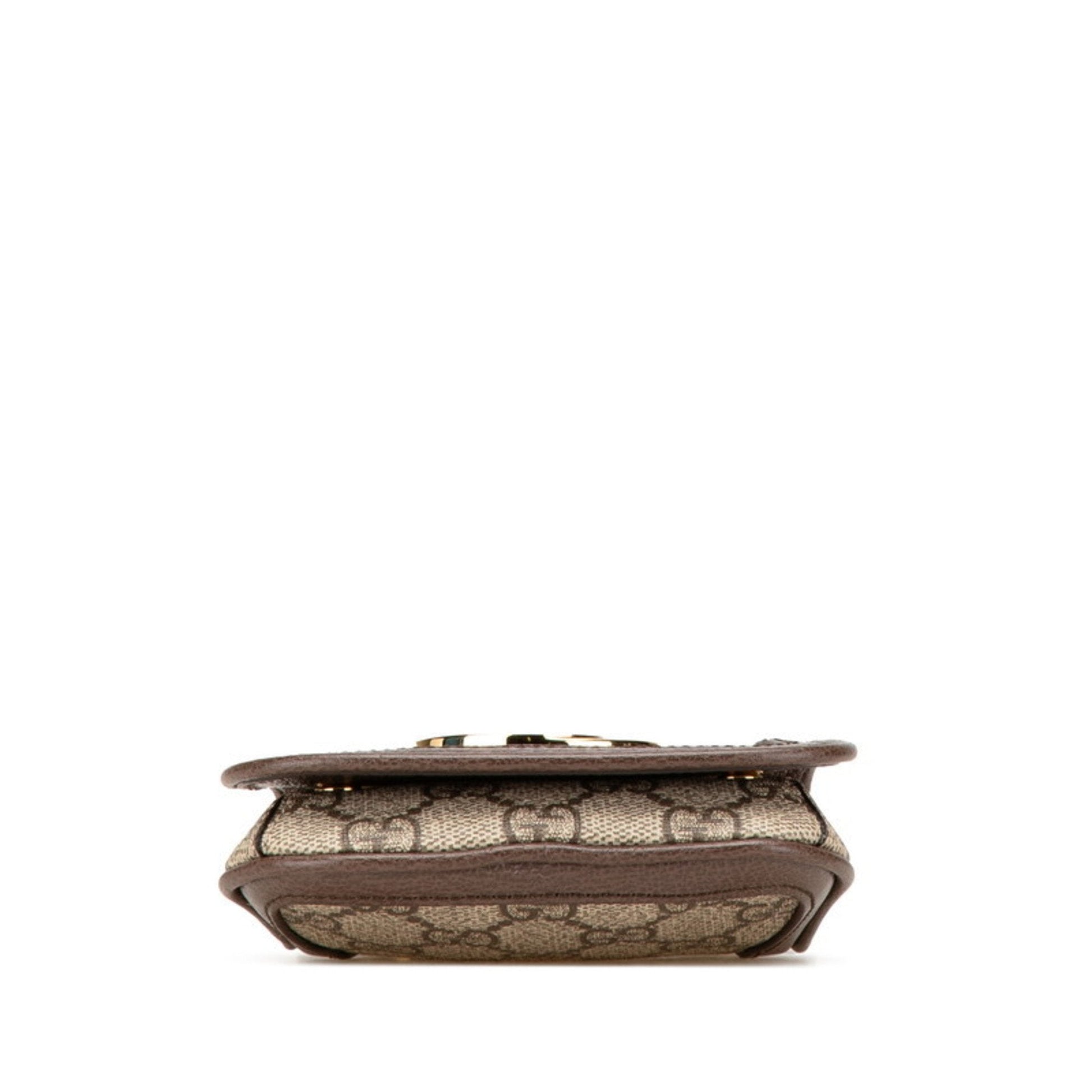 Gucci Brown Pvc Leather Shoulder Bag