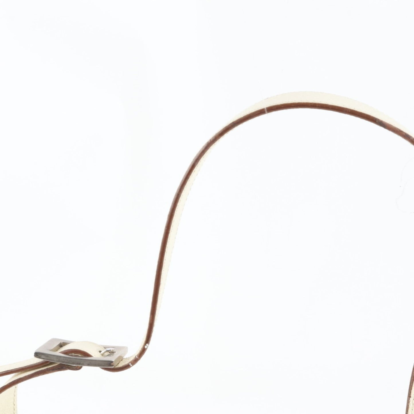 Gucci Beige Leather Canvas Shoulder Bag