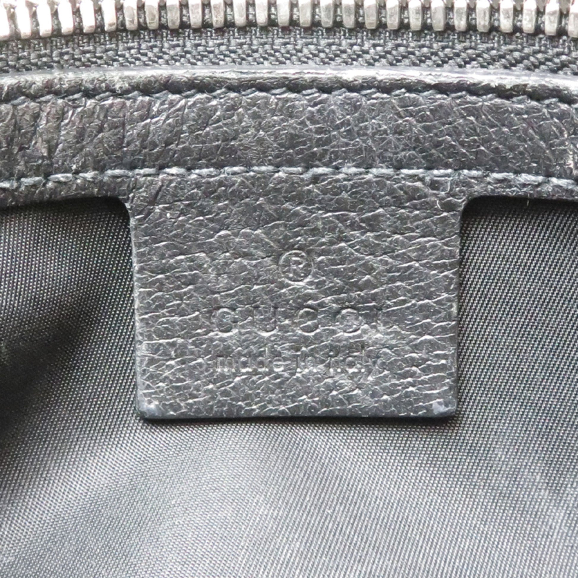 Gucci Black Nylon Leather Fanny Pack