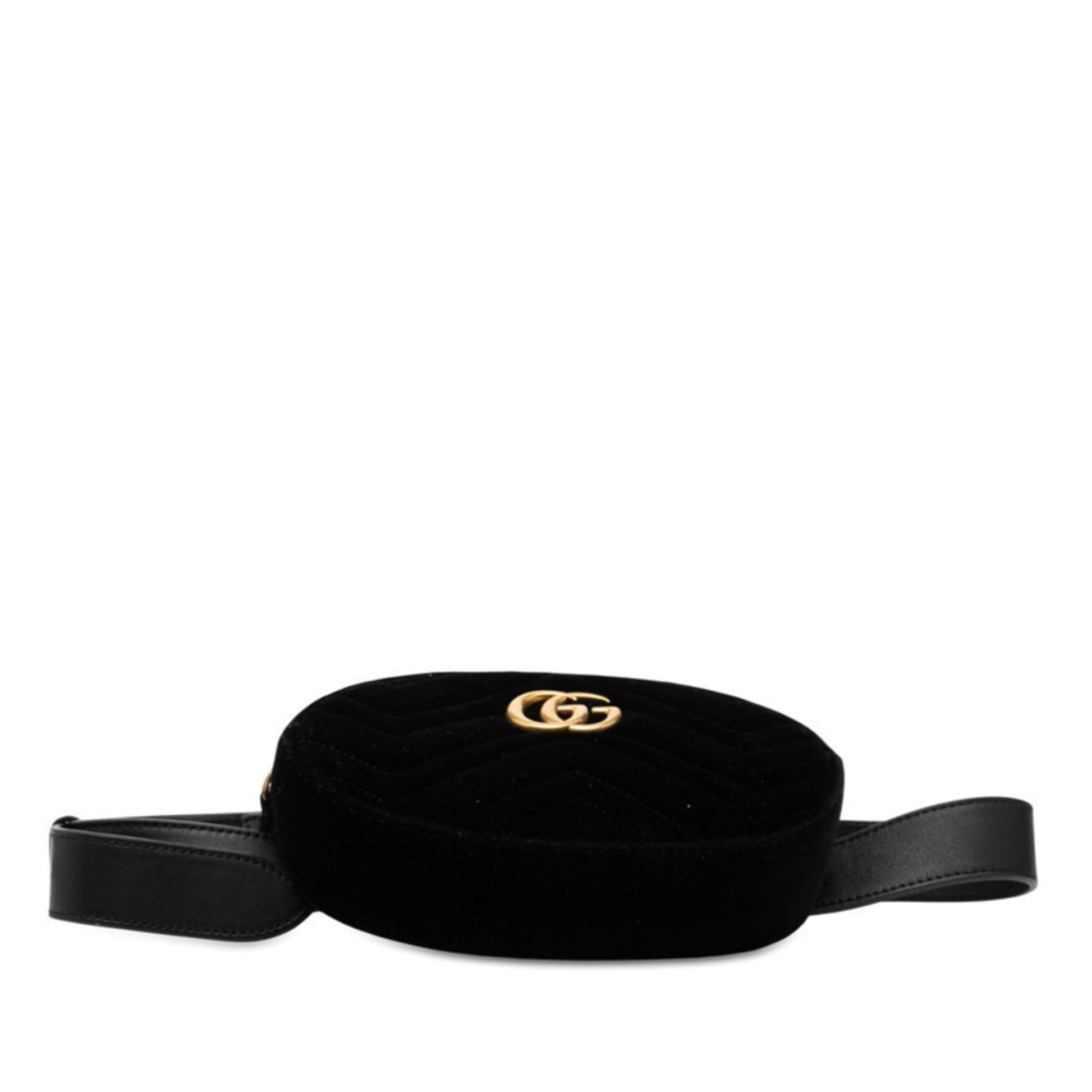 Gucci Black Cotton Polyester Fanny Pack Sling Bag