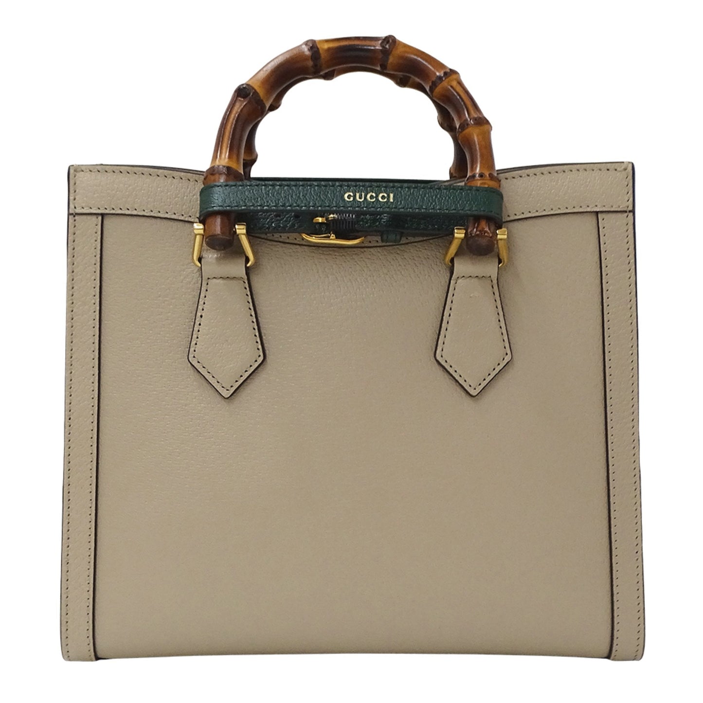 Gucci Beige Leather Handbag Shoulder Bag
