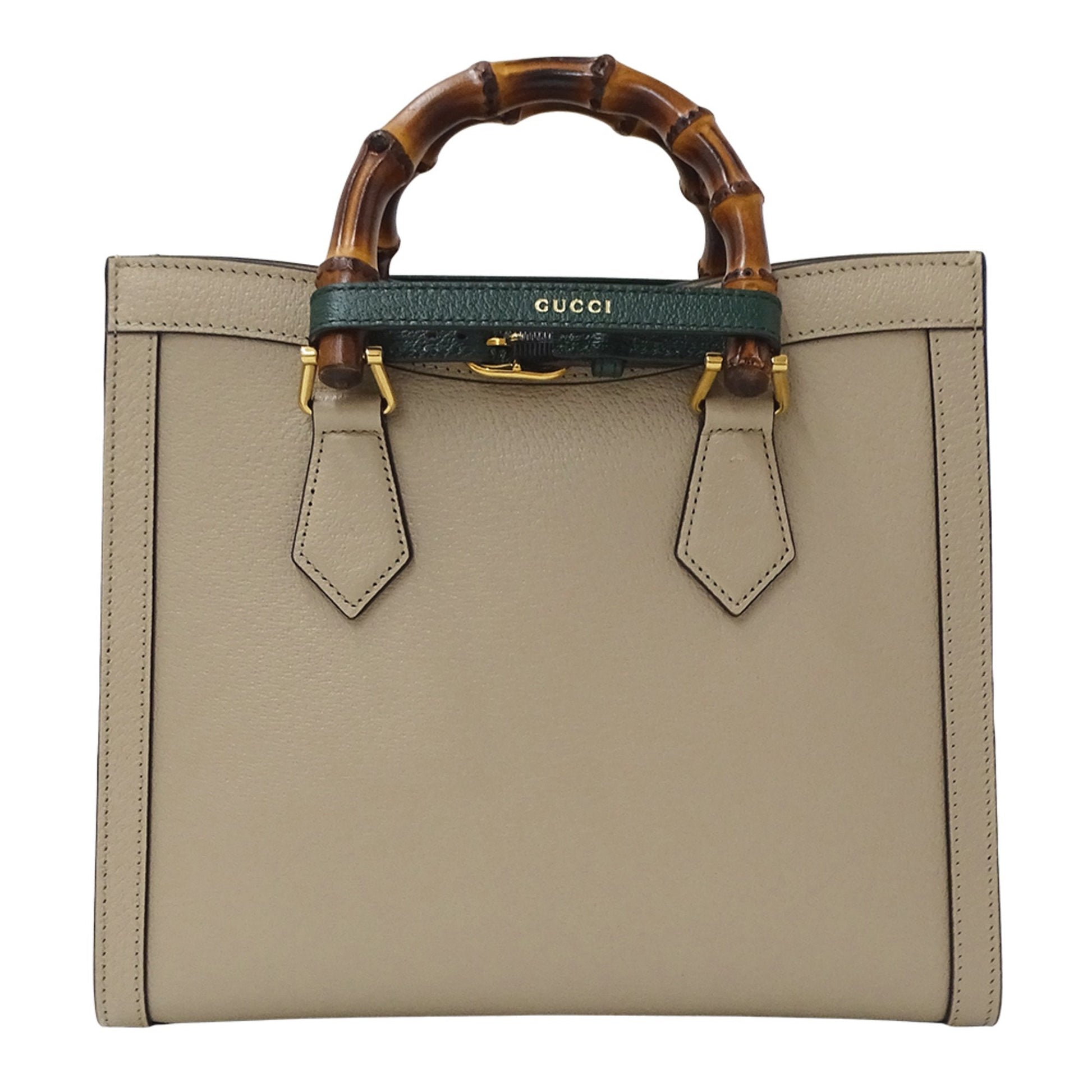 Gucci Beige Leather Handbag Shoulder Bag