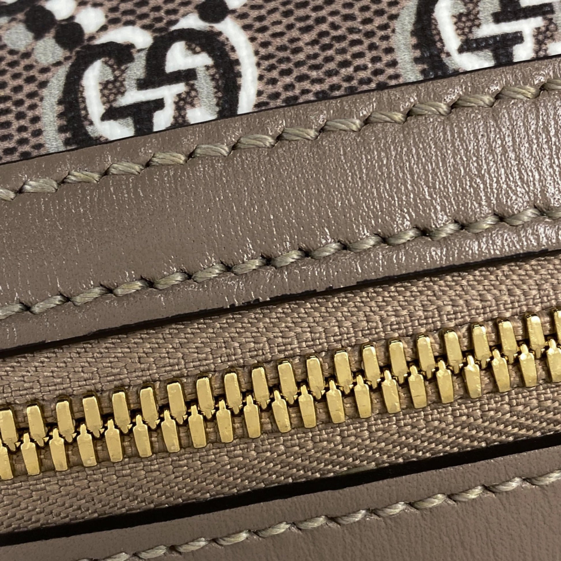Gucci Beige Leather Handbag Shoulder Bag