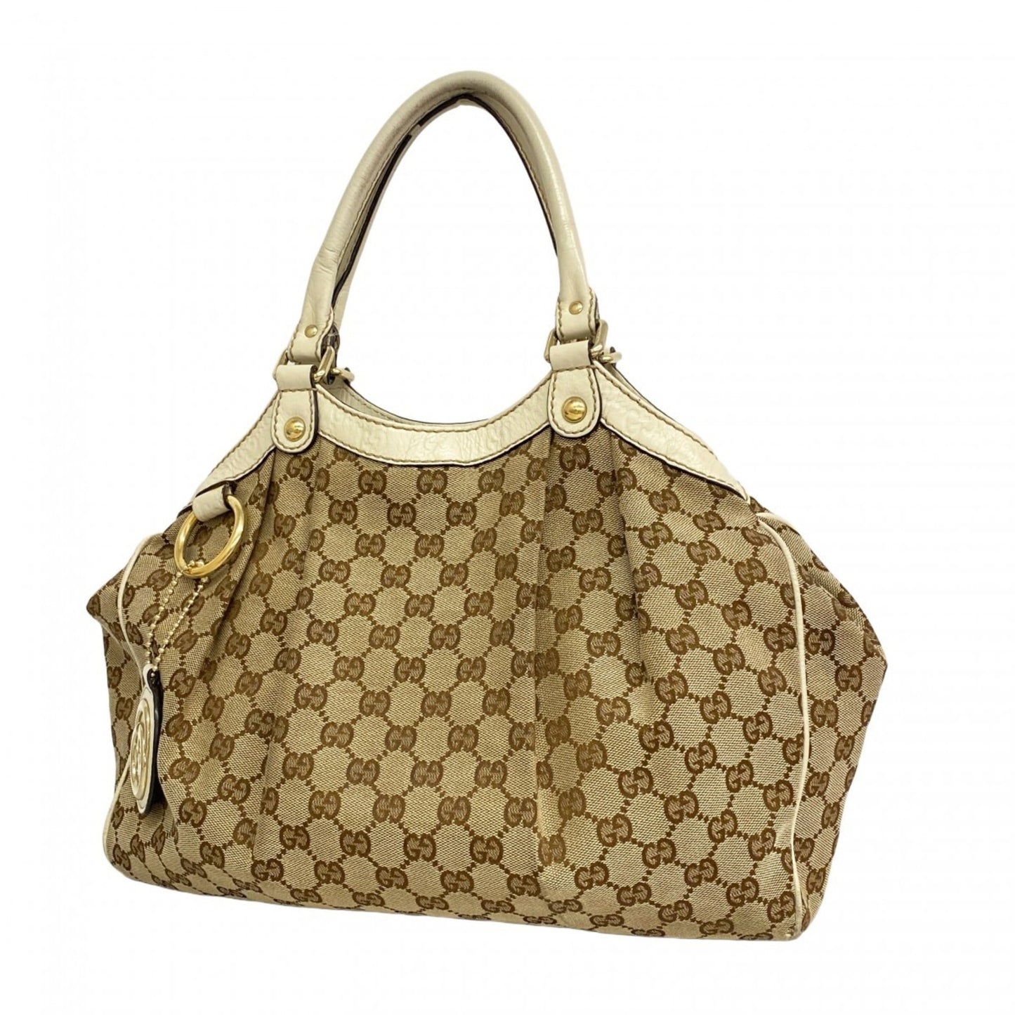 Gucci Brown Canvas Tote Bag