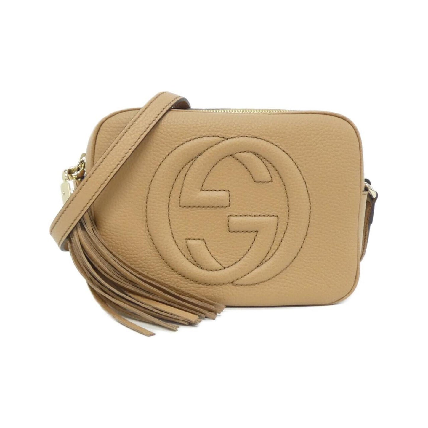 Gucci Beige Leather Shoulder Bag