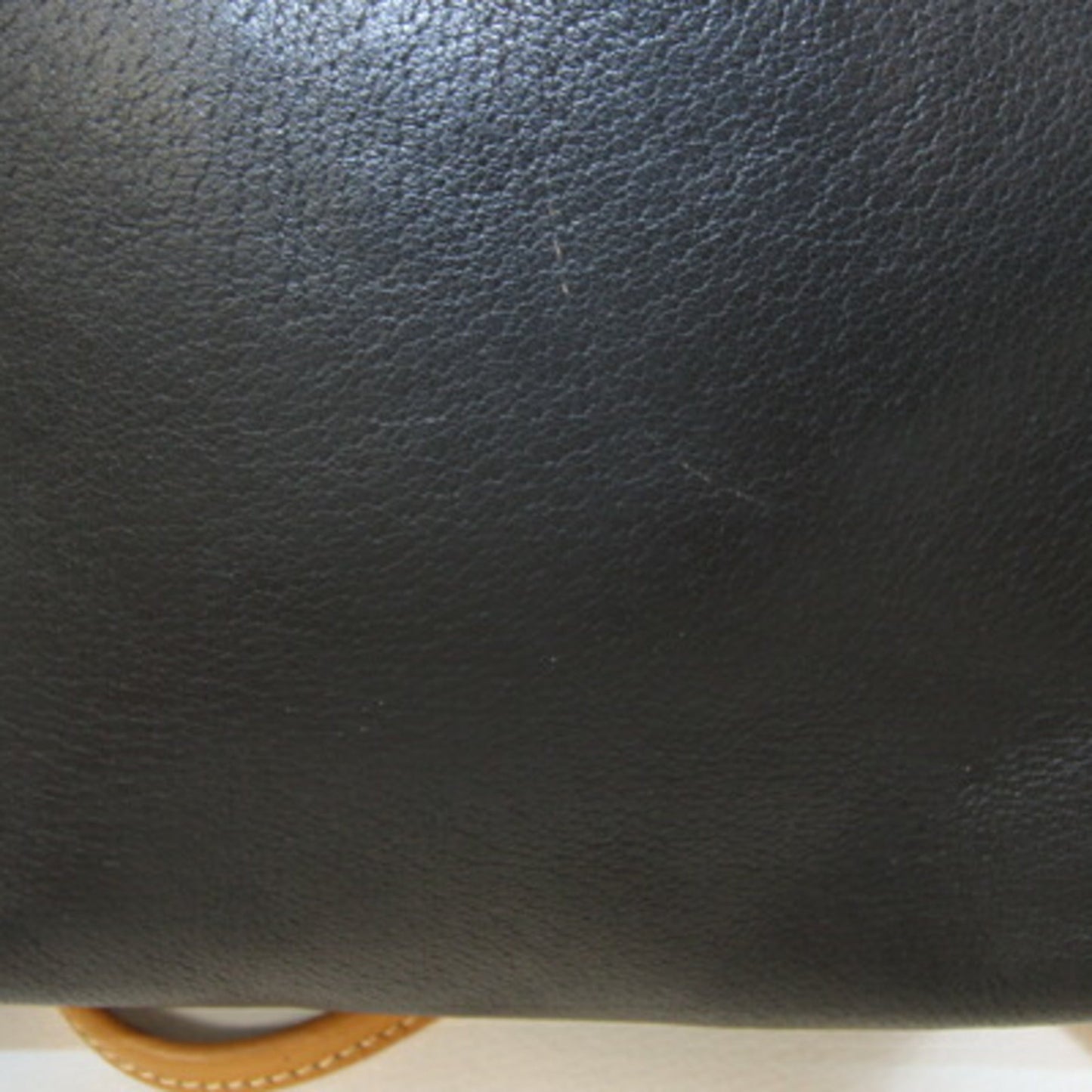 Gucci Black Light Brown Leather Pochette Shoulder Bag