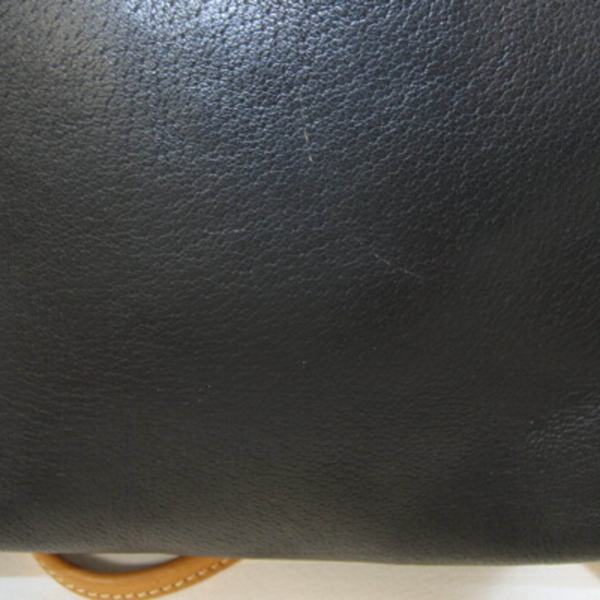 Gucci Black Light Brown Leather Pochette Shoulder Bag