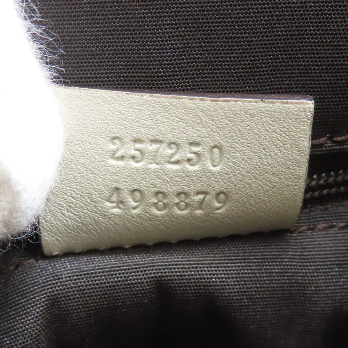 Gucci Brown White Pvc Handbag