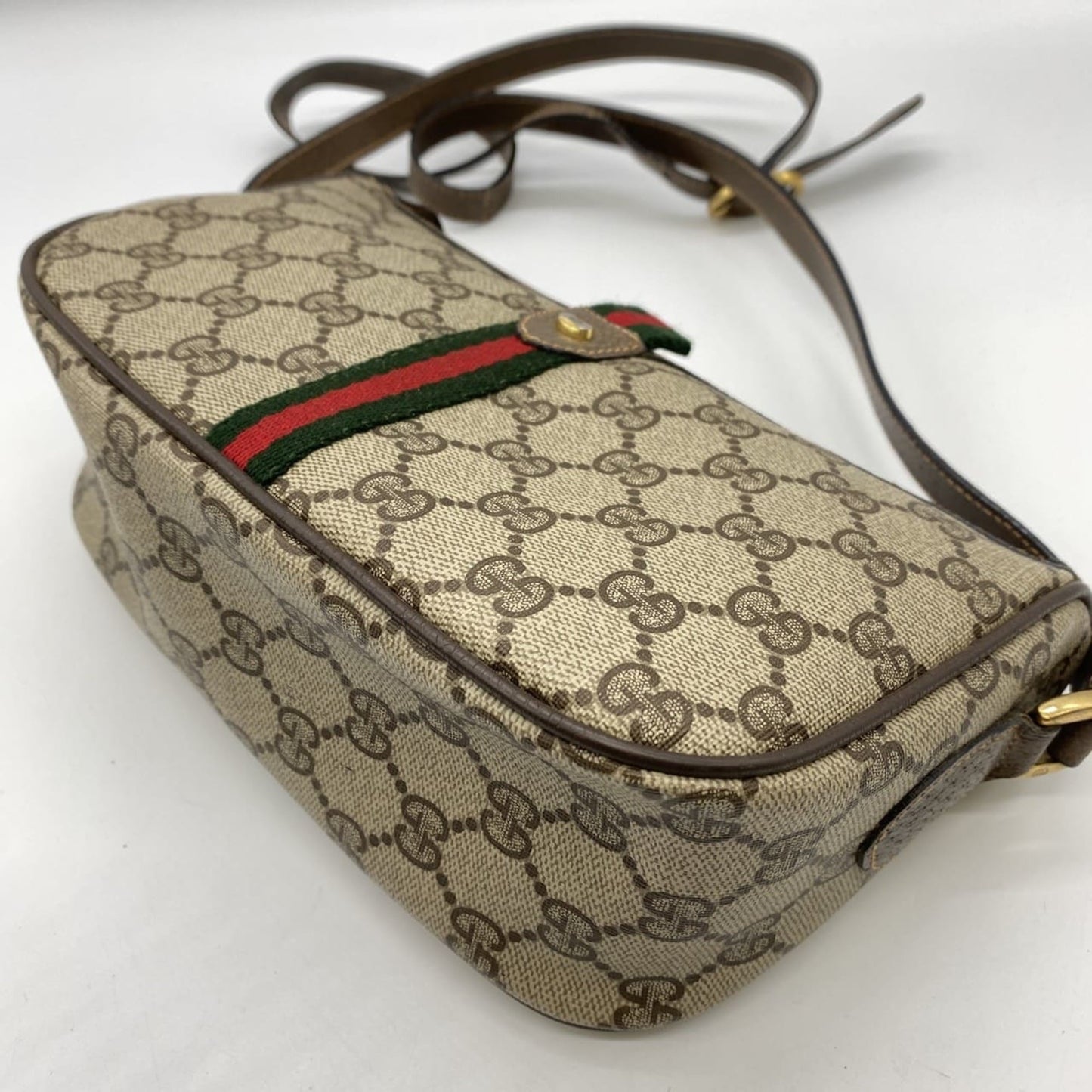 Gucci Sherry Line Beige Gg Supreme Shoulder Bag