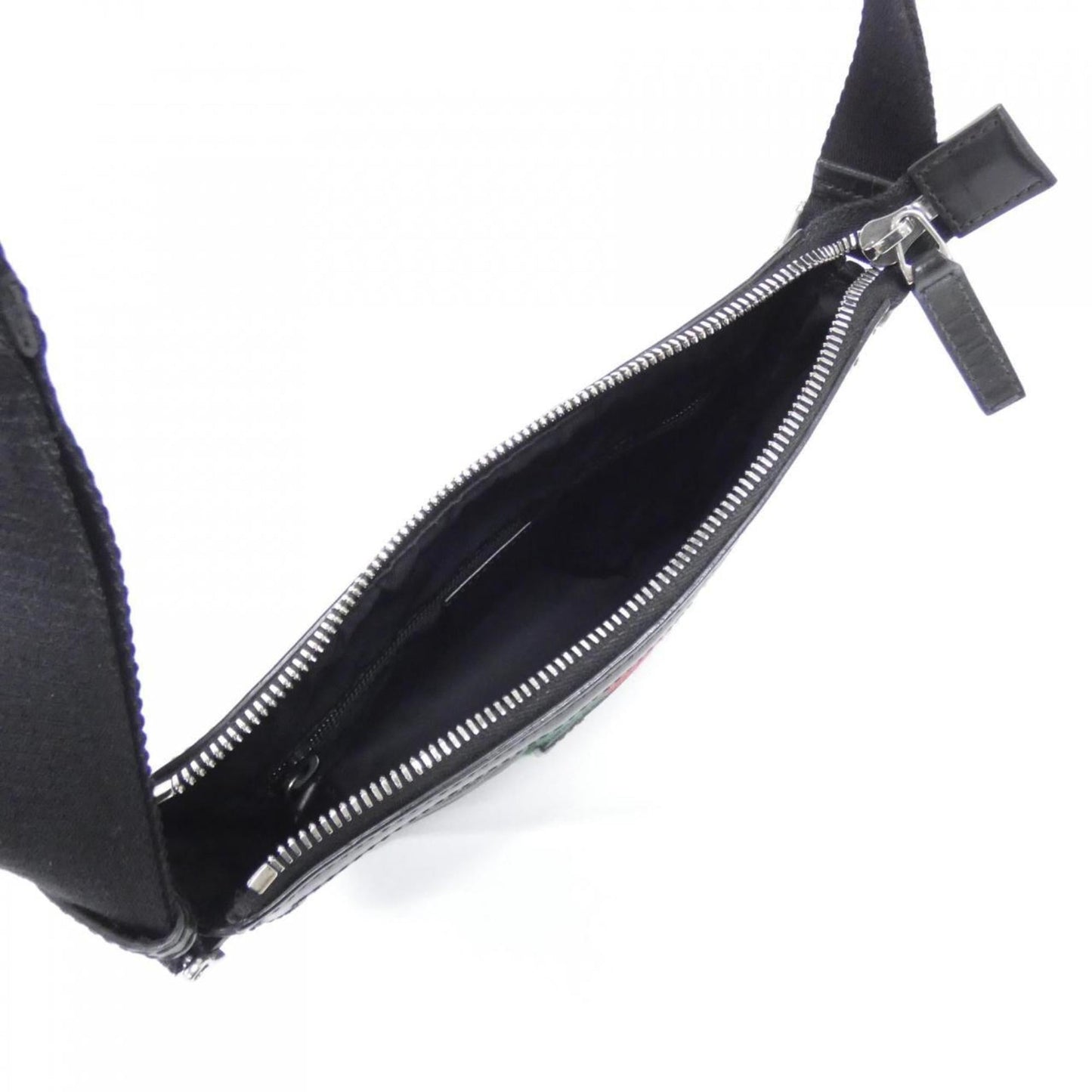 Gucci Black Canvas Shoulder Bag