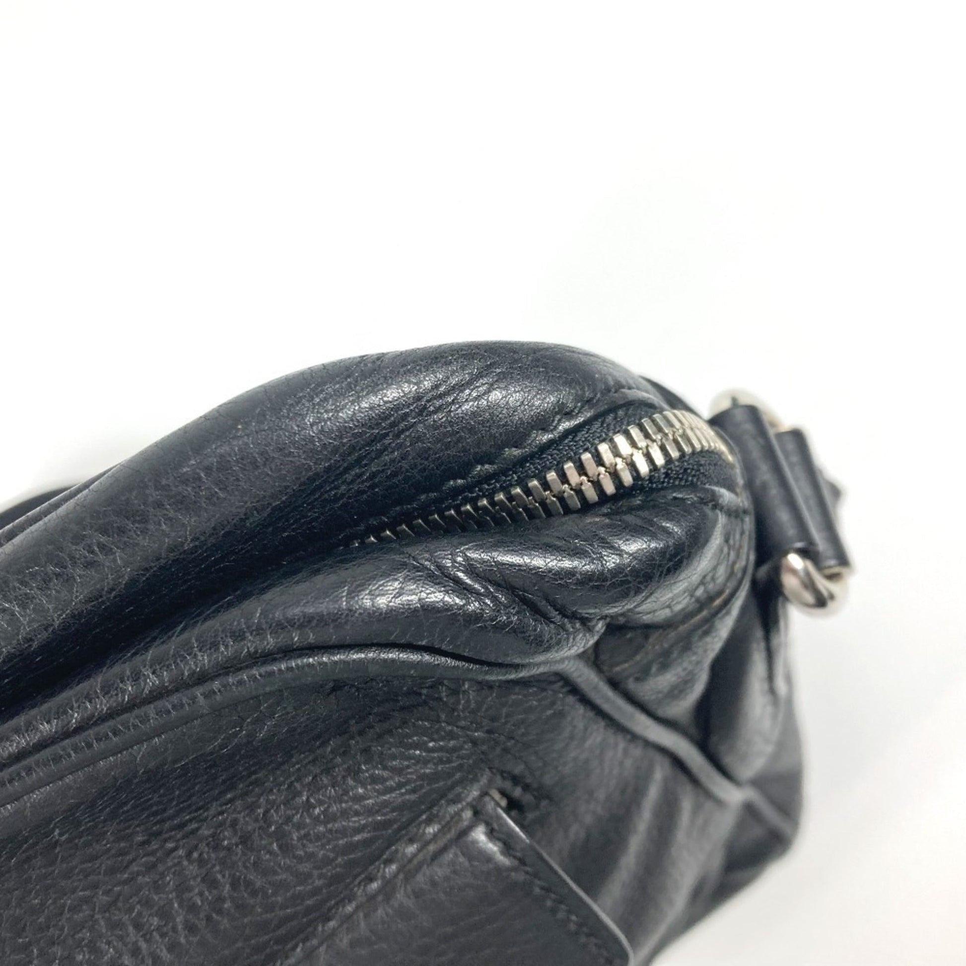 Gucci Black Leather Pochette Shoulder Bag