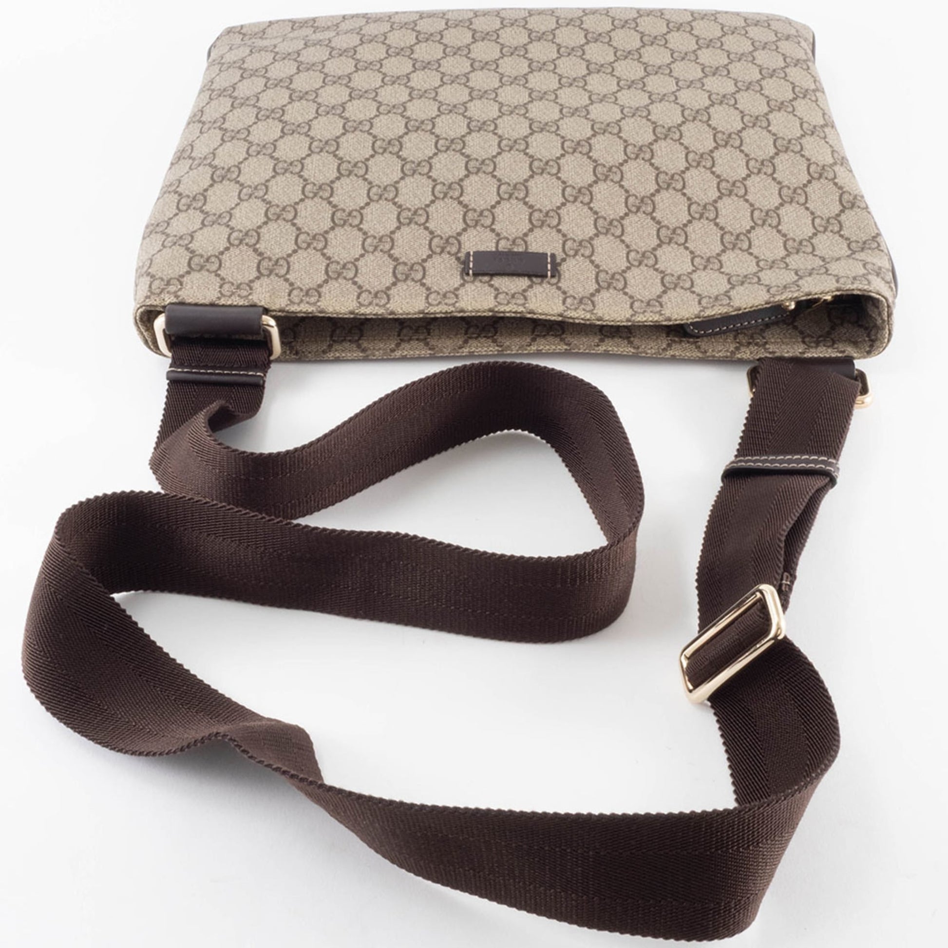 Gucci Beige Gg Supreme Shoulder Bag