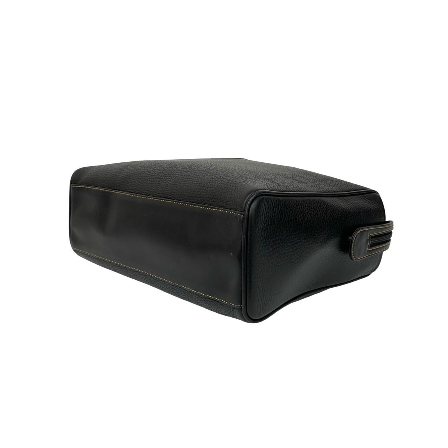 Gucci Black Leather Boston Bag Handbag