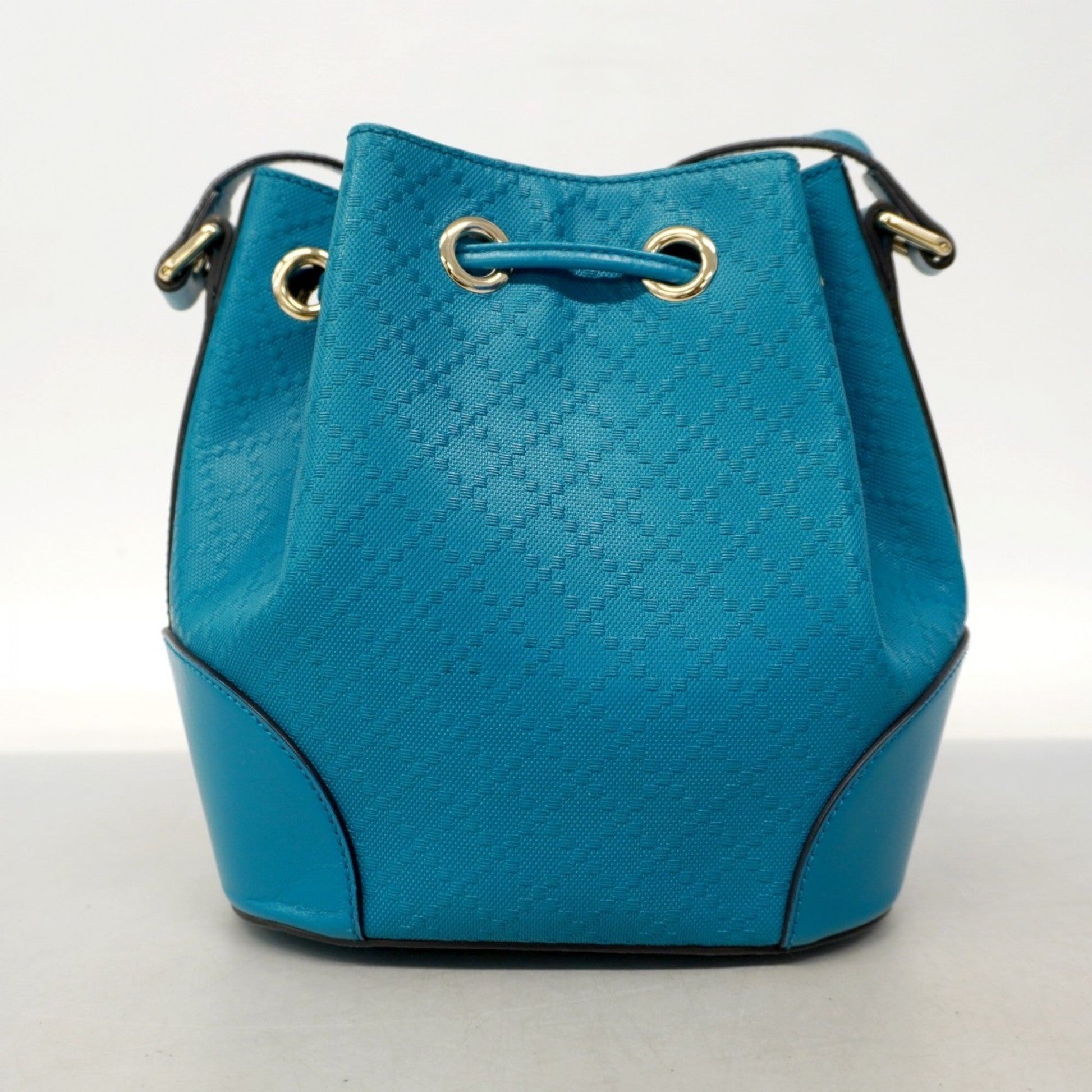 Gucci Blue Leather Shoulder Bag