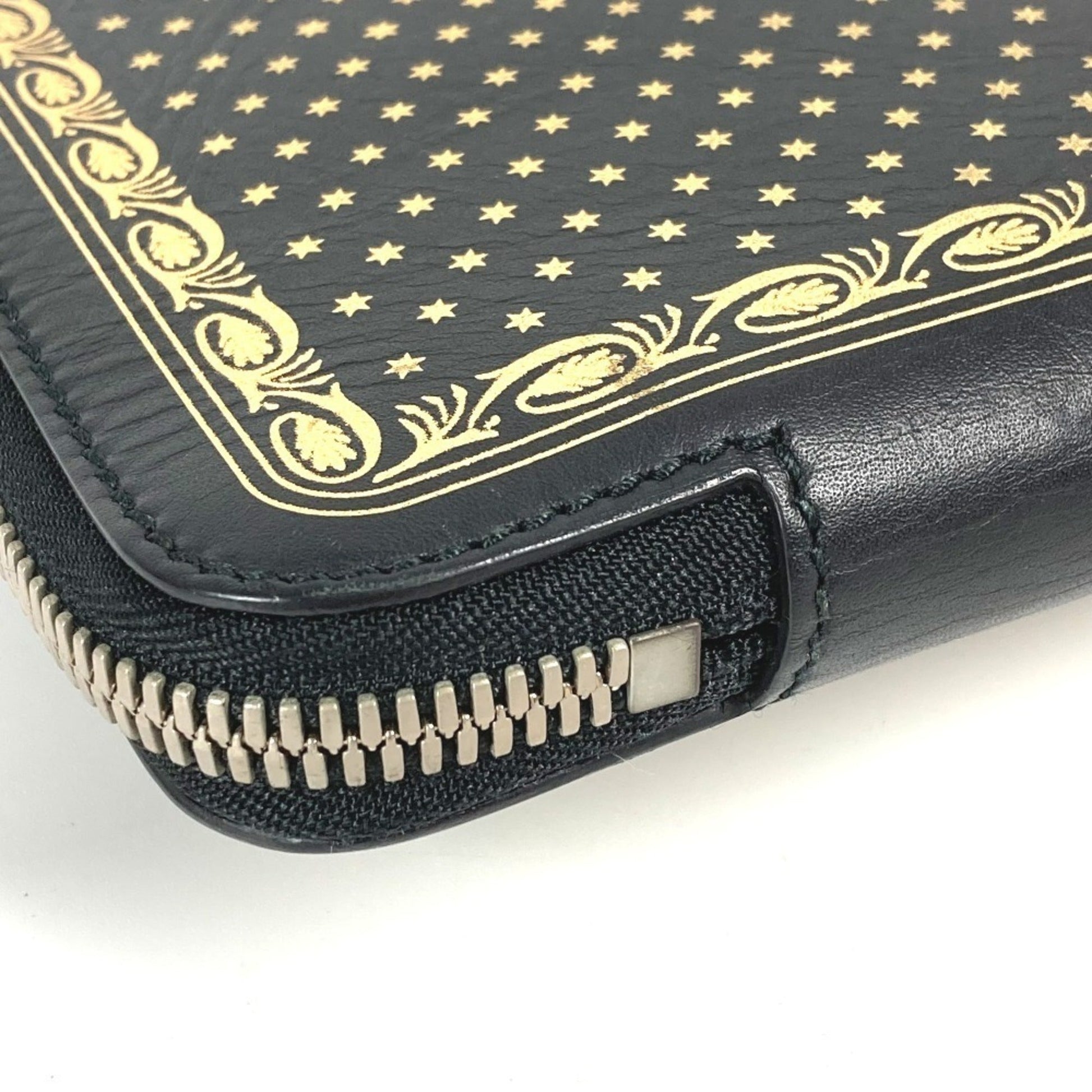 Gucci Black Leather Clutch Bag Pouch
