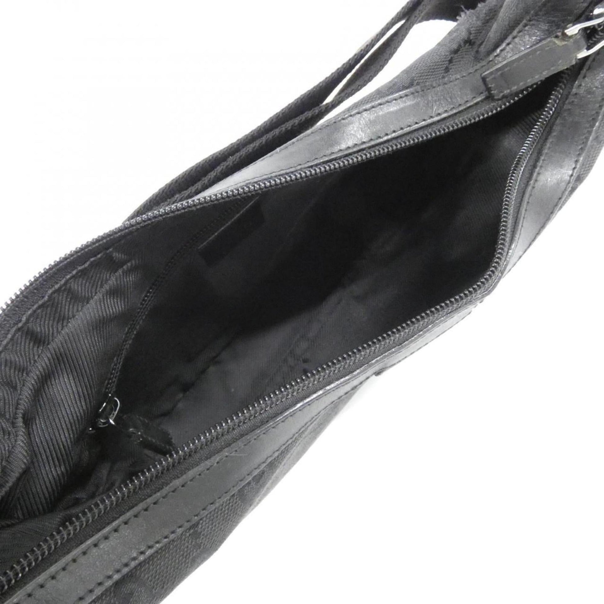 Gucci Gg Canvas Black Gg Canvas Shoulder Bag
