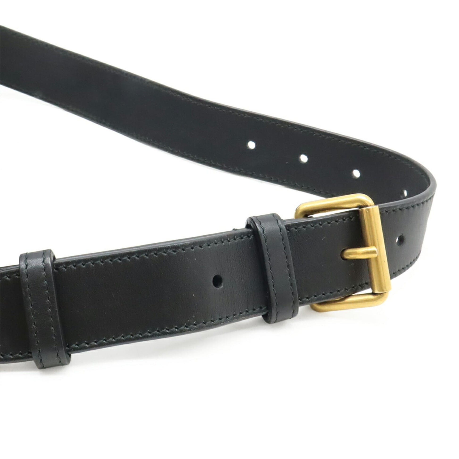 Gucci Black Leather