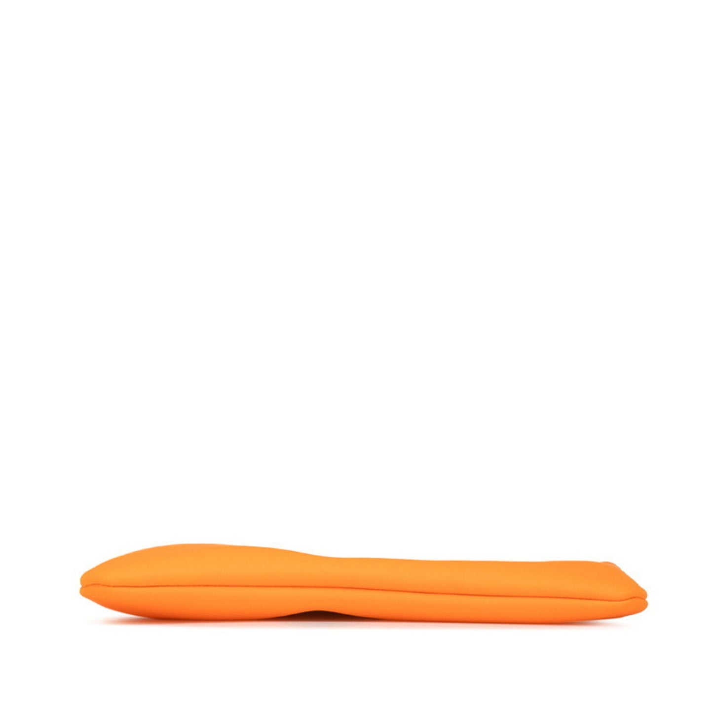 Hermes Polyamide Clutch Bag Pouch Orange