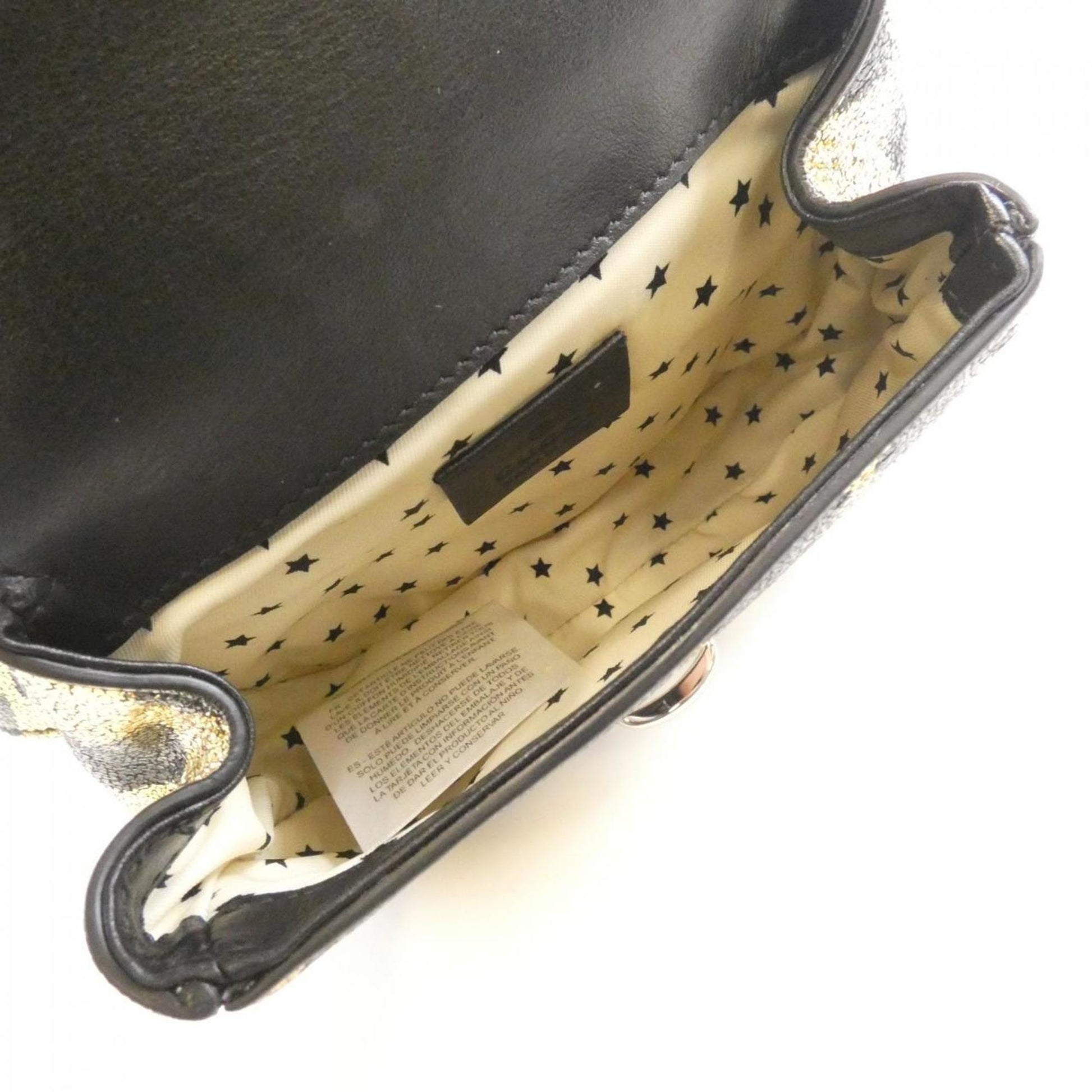 Gucci Black Gold Leather Fanny Pack