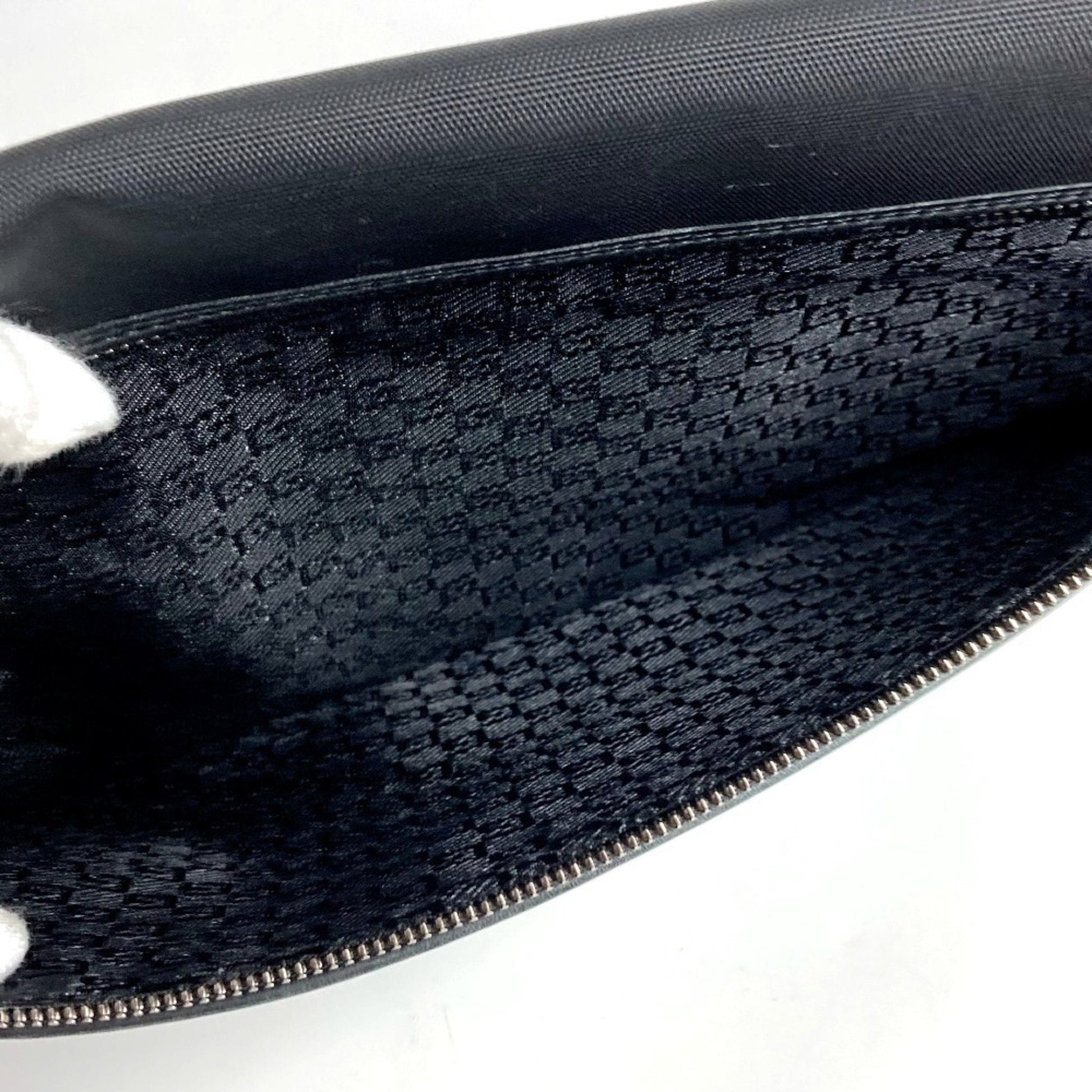 Gucci Black Nylon Clutch Bag Pouch