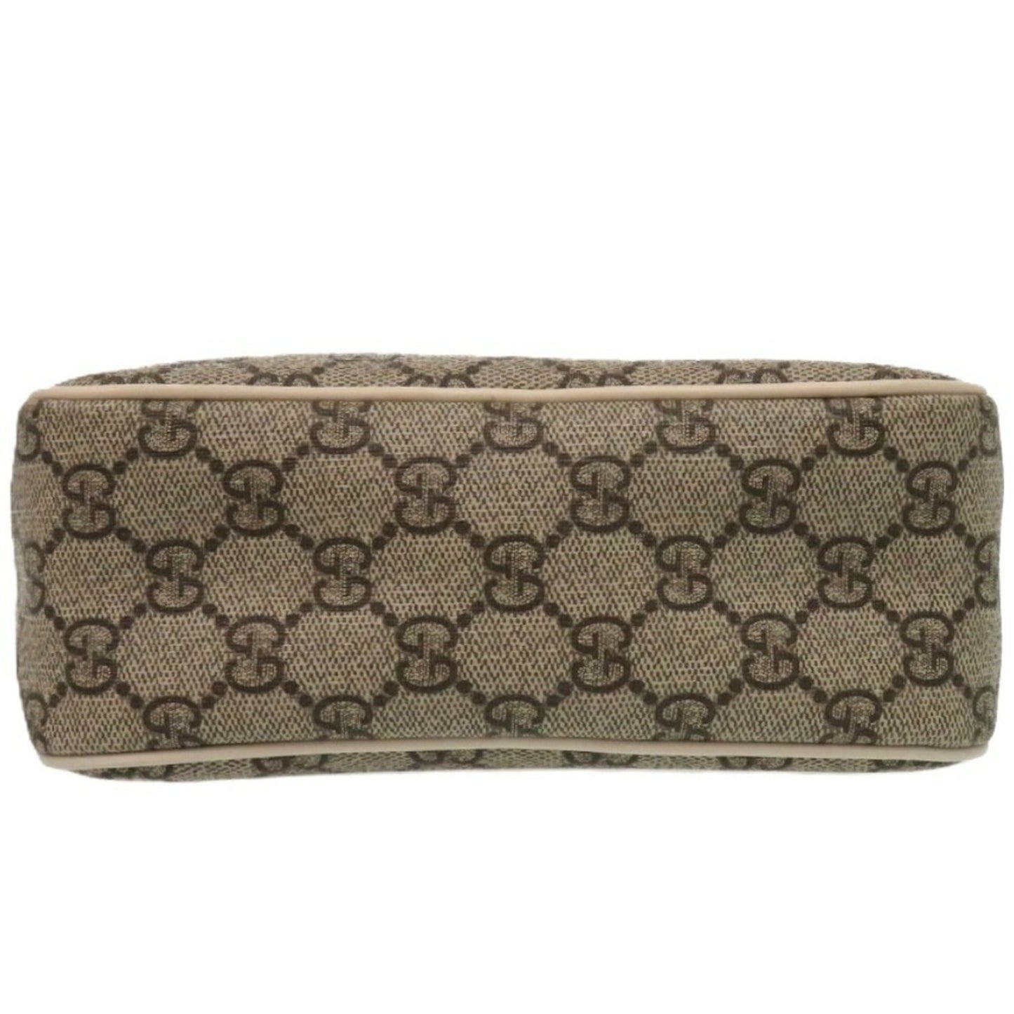 Gucci Brown Ivory Gg Supreme Pvc Shoulder Bag