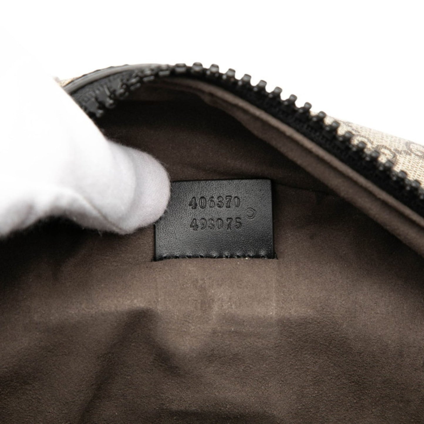 Gucci Beige Blue Pvc Leather Backpack