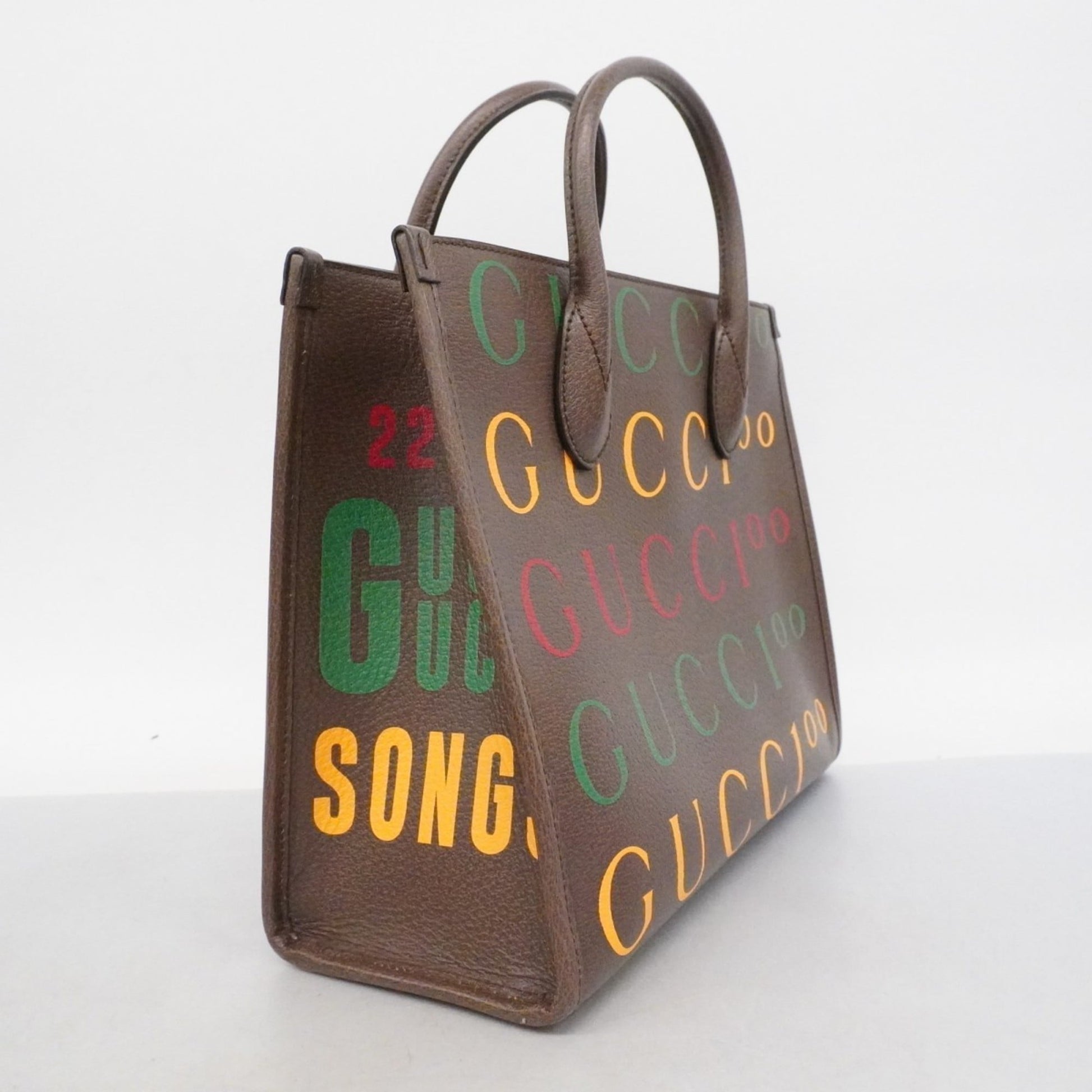 Gucci Brown Leather Tote Bag