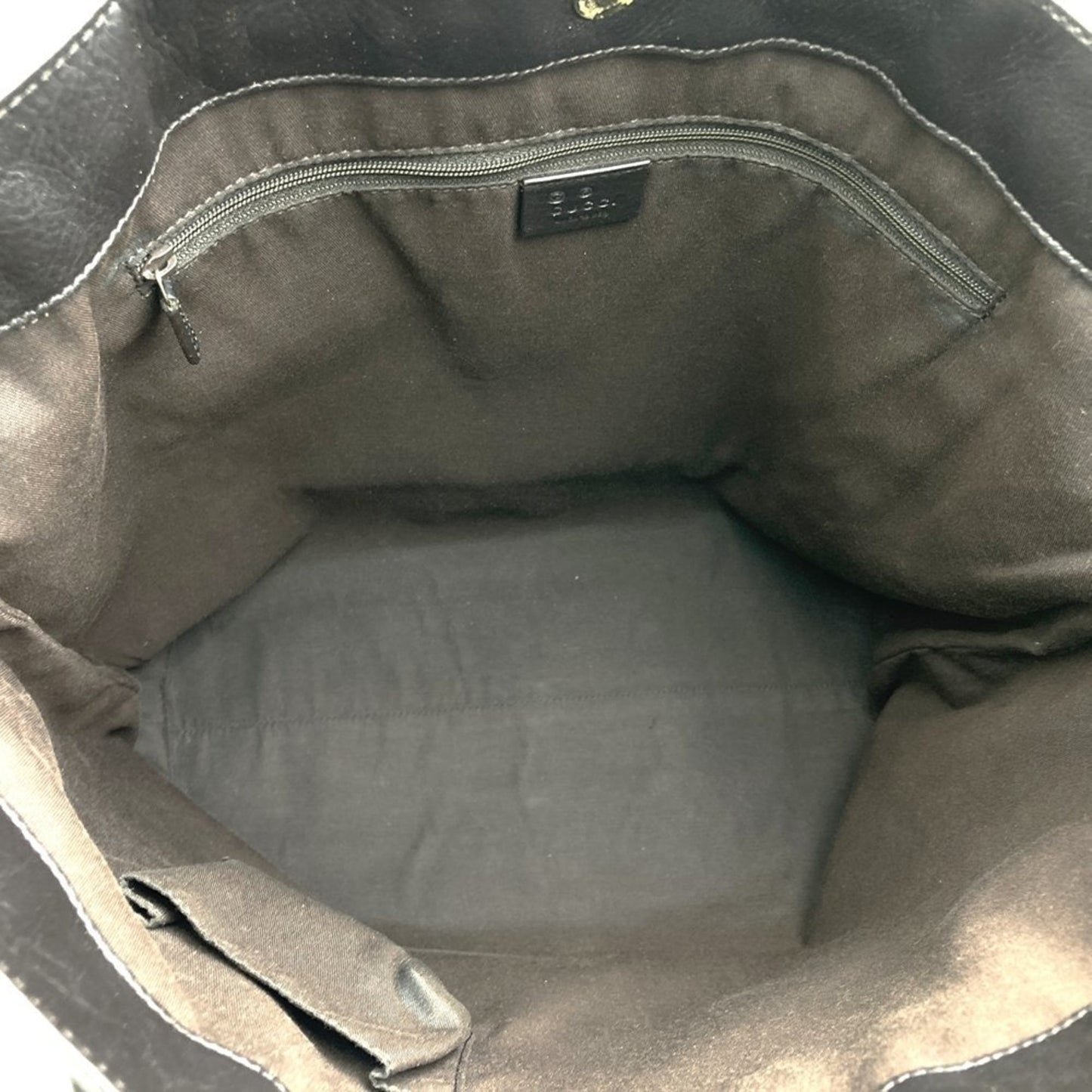 Gucci Horsebit Brown Leather Handbag Tote Bag