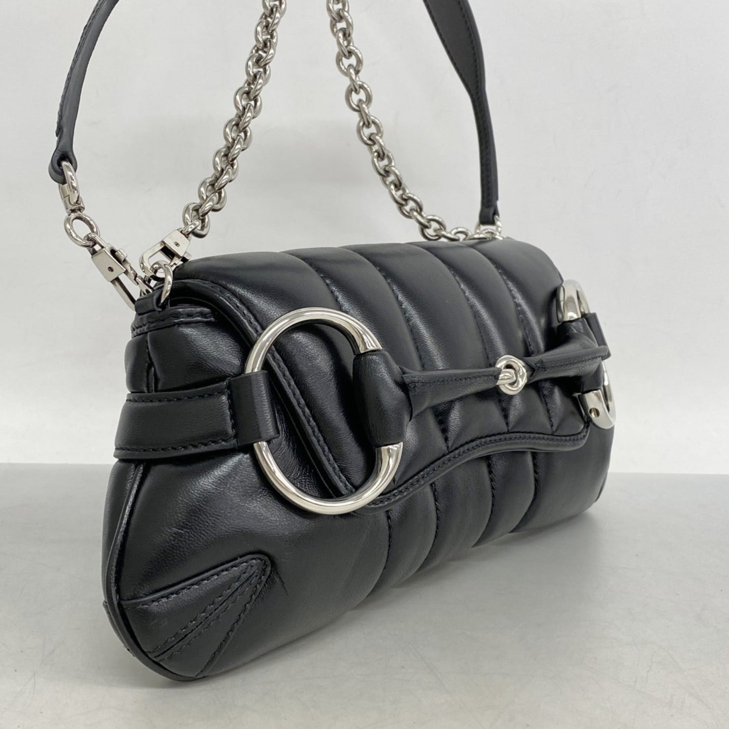 Gucci Black Leather Handbag