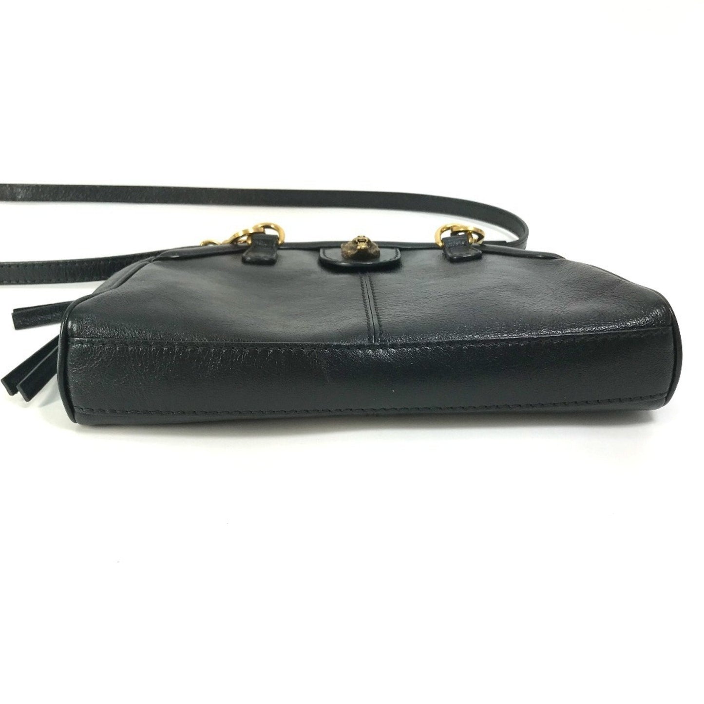Gucci Black Leather Clutch Bag Shoulder Bag