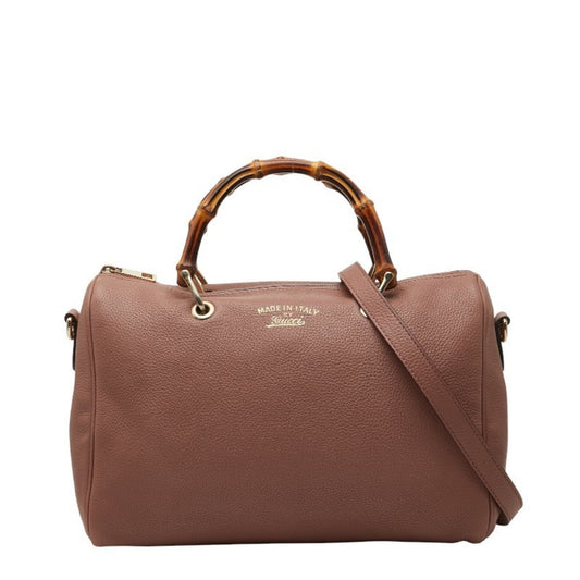 Gucci Pink Leather Handbag Shoulder Bag